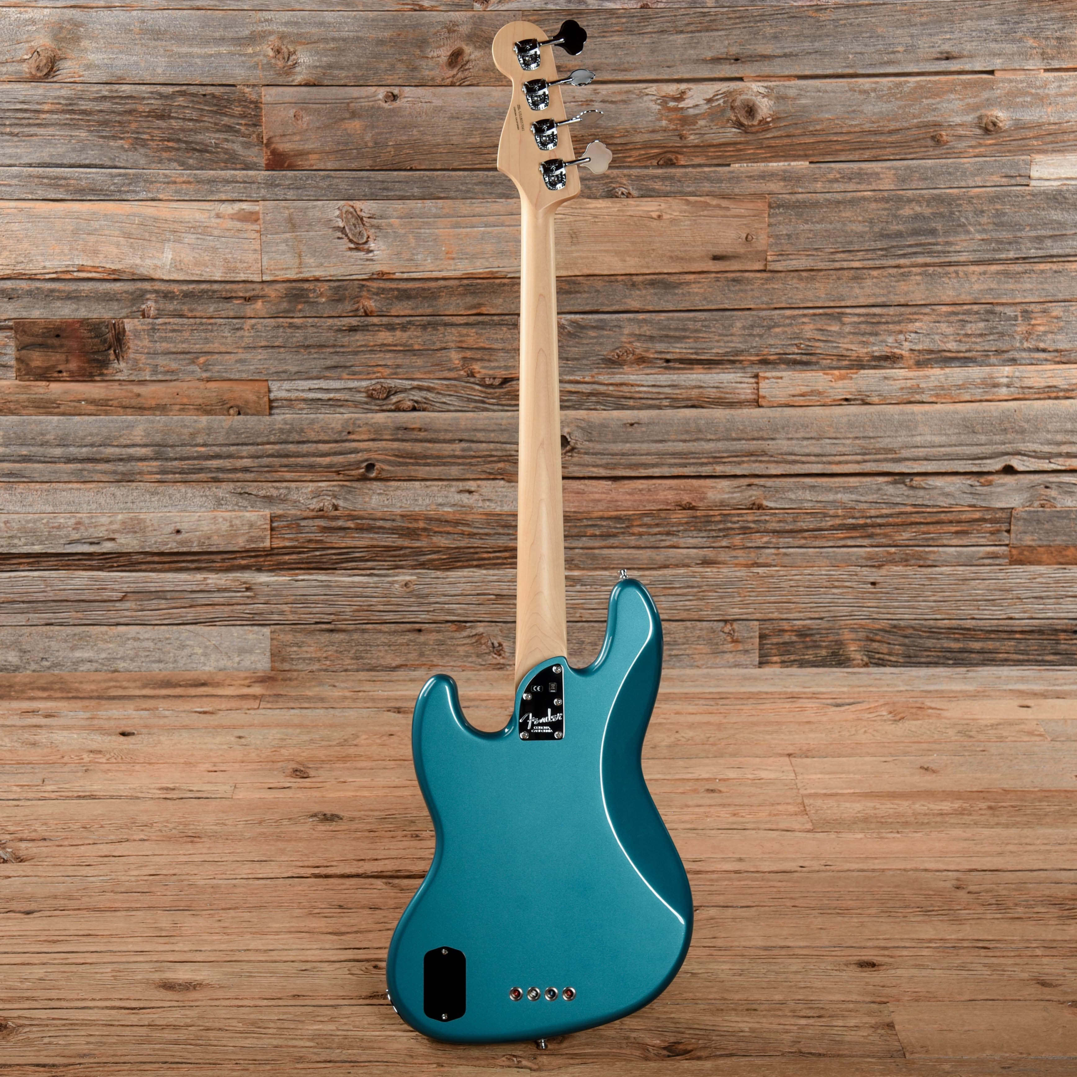 Fender American Elite Jazz Bass Satin Blue Metallic 2018 Electric Guitars / Solid Body