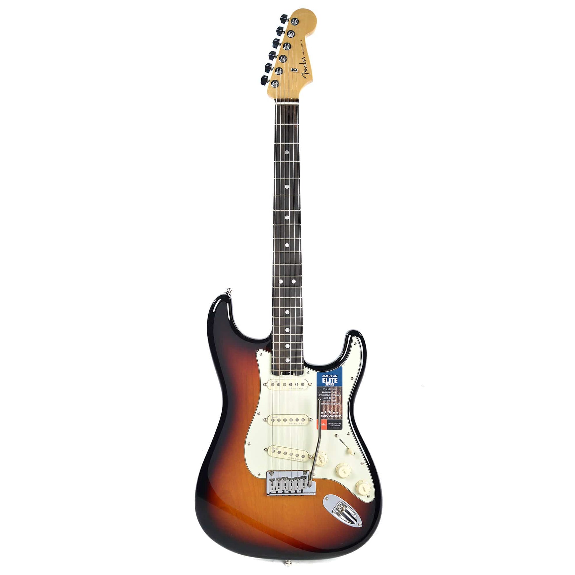 Fender American Elite Stratocaster 3-Color Sunburst Electric Guitars / Solid Body