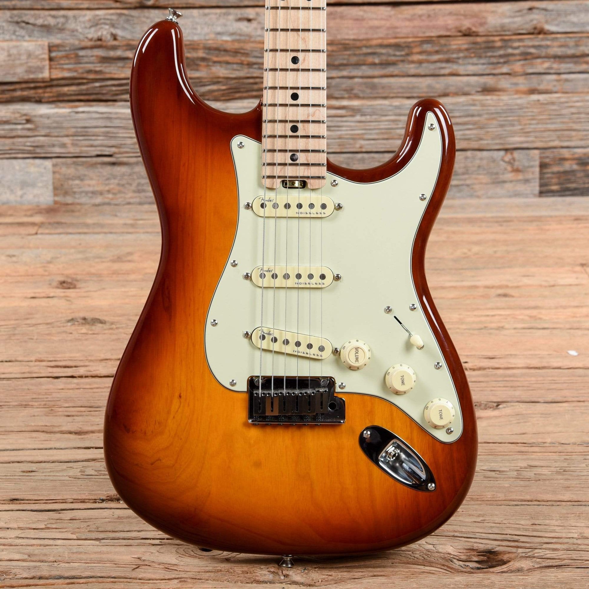 Fender American Elite Stratocaster Aged Cherry Burst 2018 Electric Guitars / Solid Body