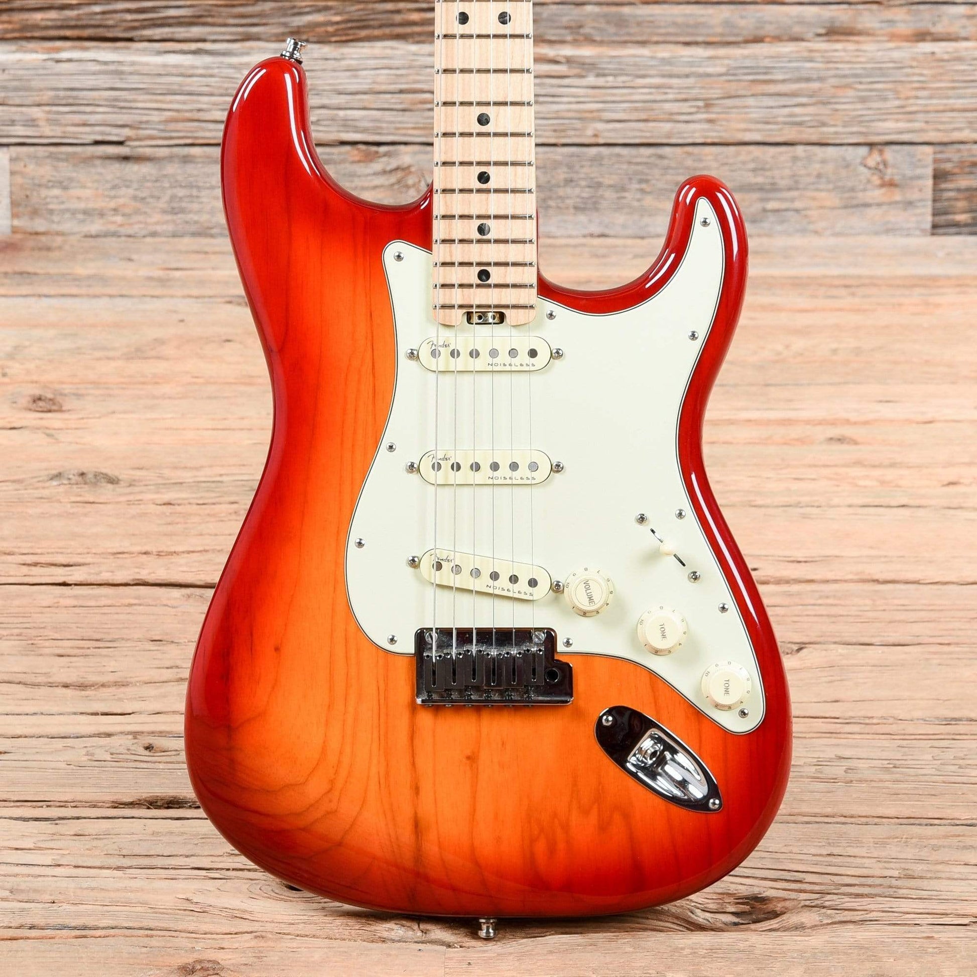 Fender American Elite Stratocaster Aged Cherry Burst 2018 Electric Guitars / Solid Body