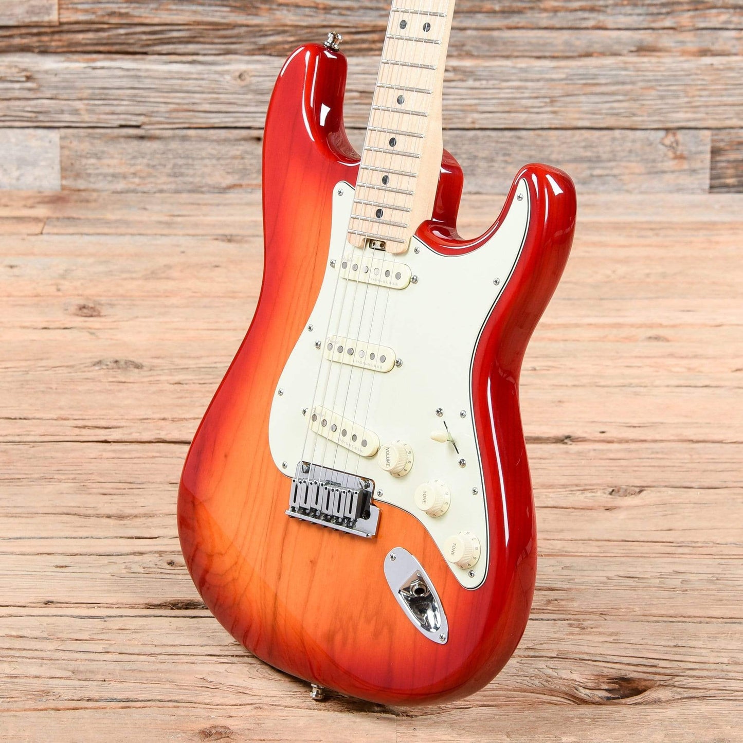 Fender American Elite Stratocaster Aged Cherry Burst 2018 Electric Guitars / Solid Body
