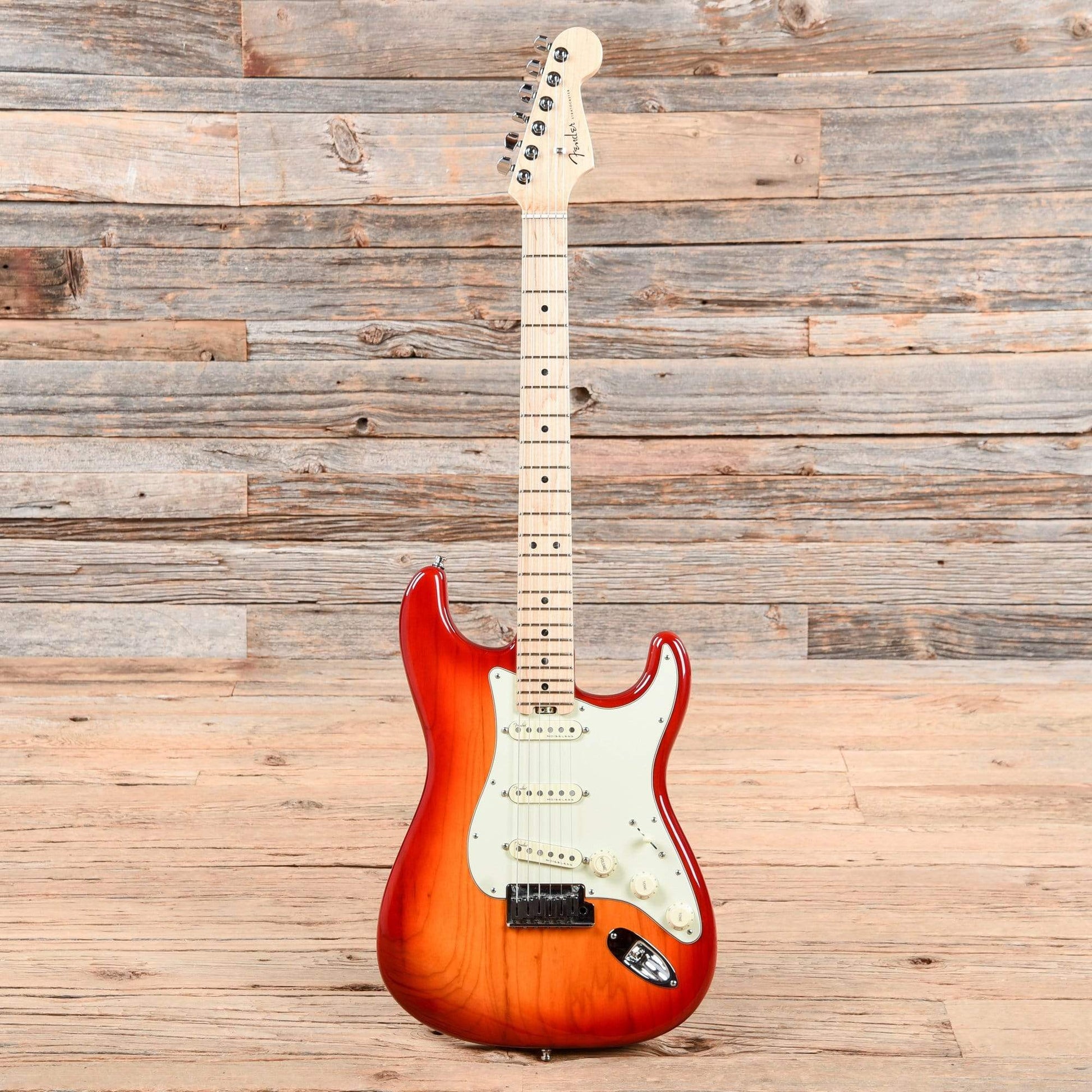 Fender American Elite Stratocaster Aged Cherry Burst 2018 Electric Guitars / Solid Body