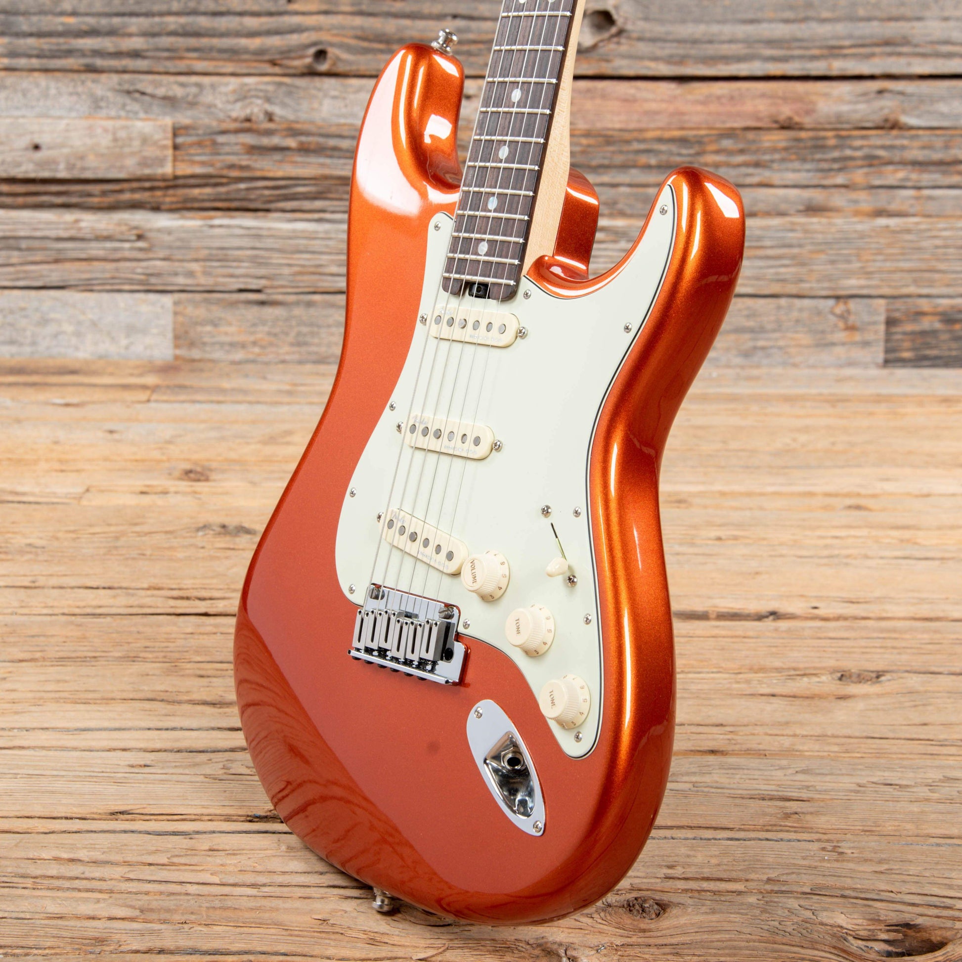 Fender American Elite Stratocaster Autumn Blaze Metallic Electric Guitars / Solid Body