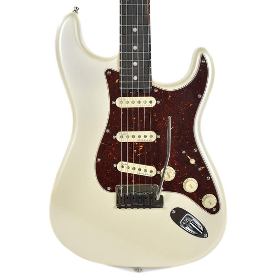 Fender American Elite Stratocaster EB Olympic Pearl w/Hardshell Case Electric Guitars / Solid Body
