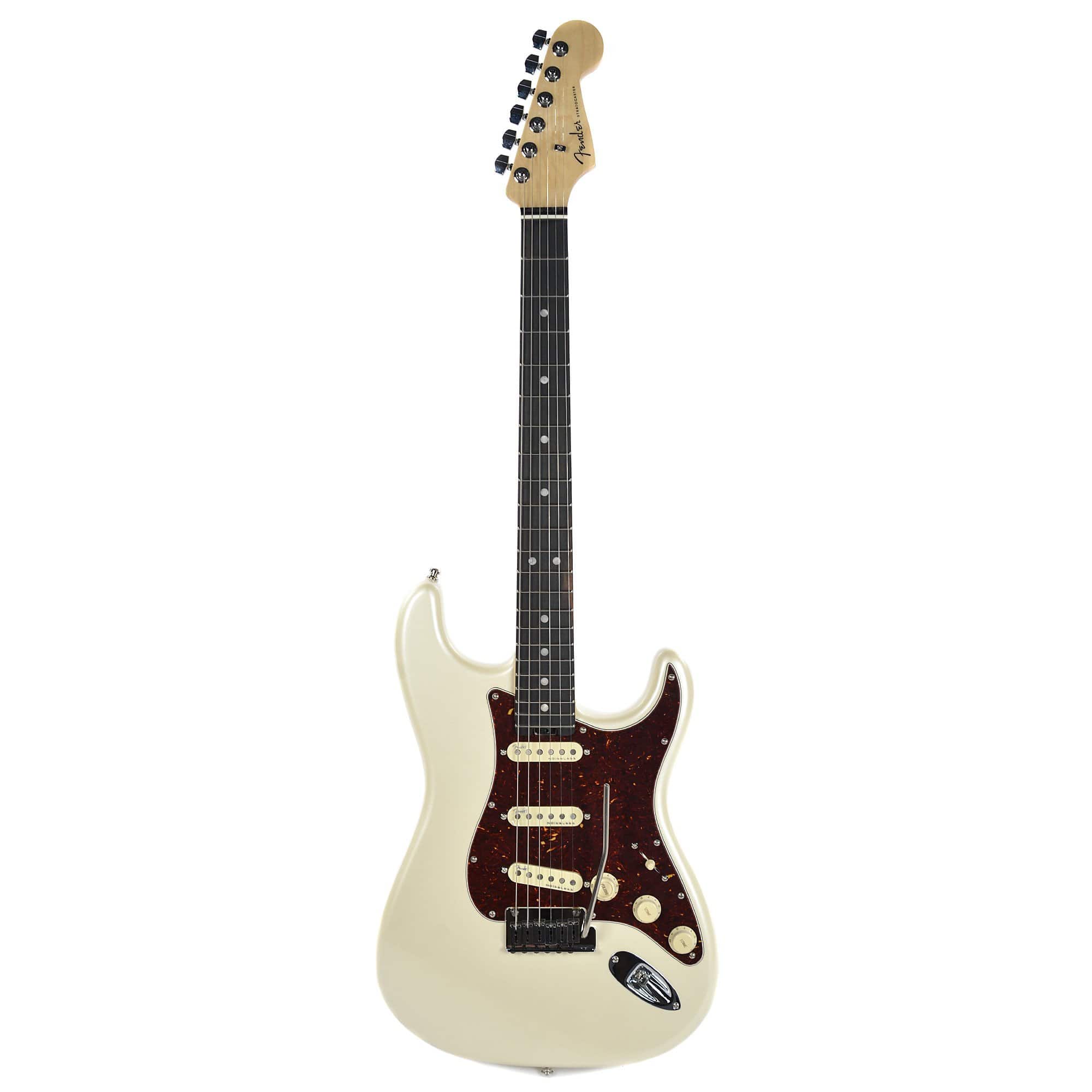Fender American Elite Stratocaster EB Olympic Pearl w/Hardshell Case Electric Guitars / Solid Body