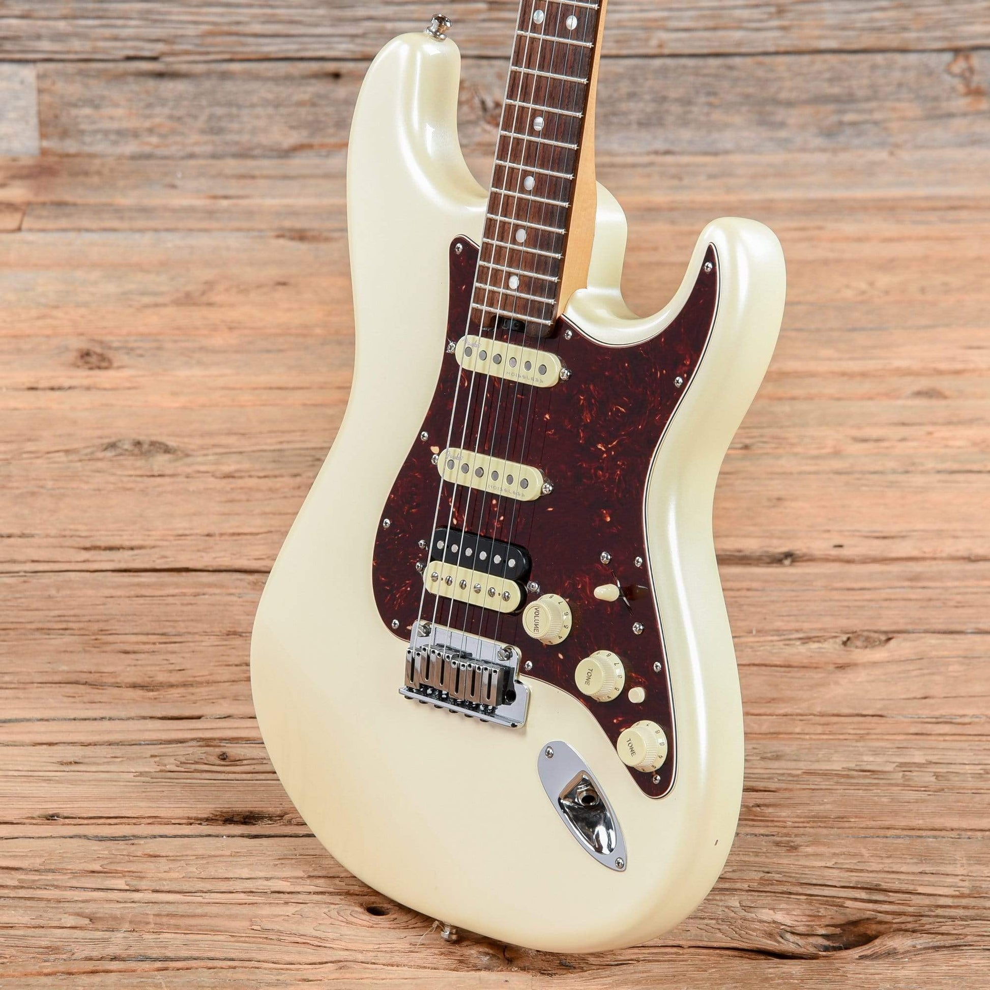 Fender American Elite Stratocaster HSS Olympic Pearl 2015 Electric Guitars / Solid Body