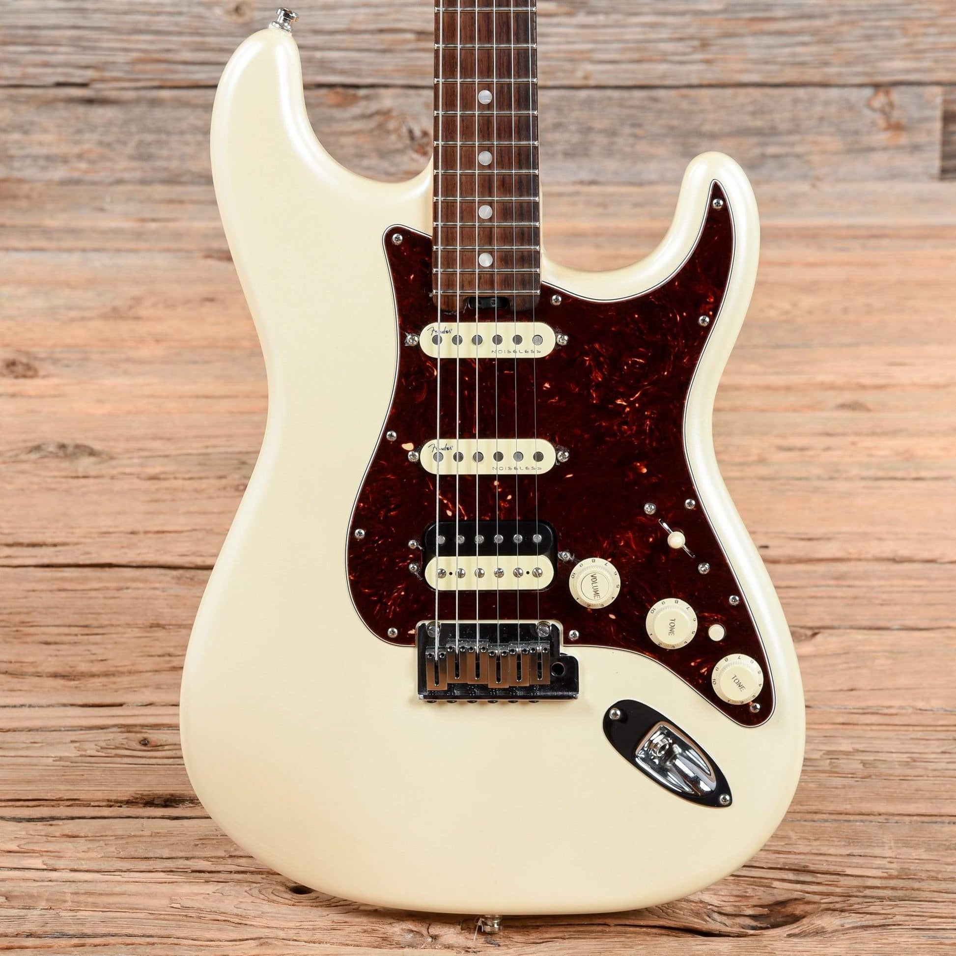 Fender American Elite Stratocaster HSS Olympic Pearl 2015 Electric Guitars / Solid Body