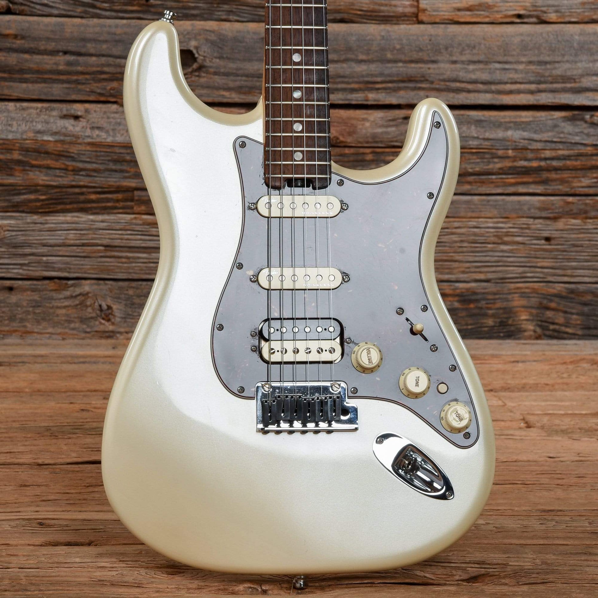 Fender American Elite Stratocaster HSS Olympic Pearl 2015 Electric Guitars / Solid Body