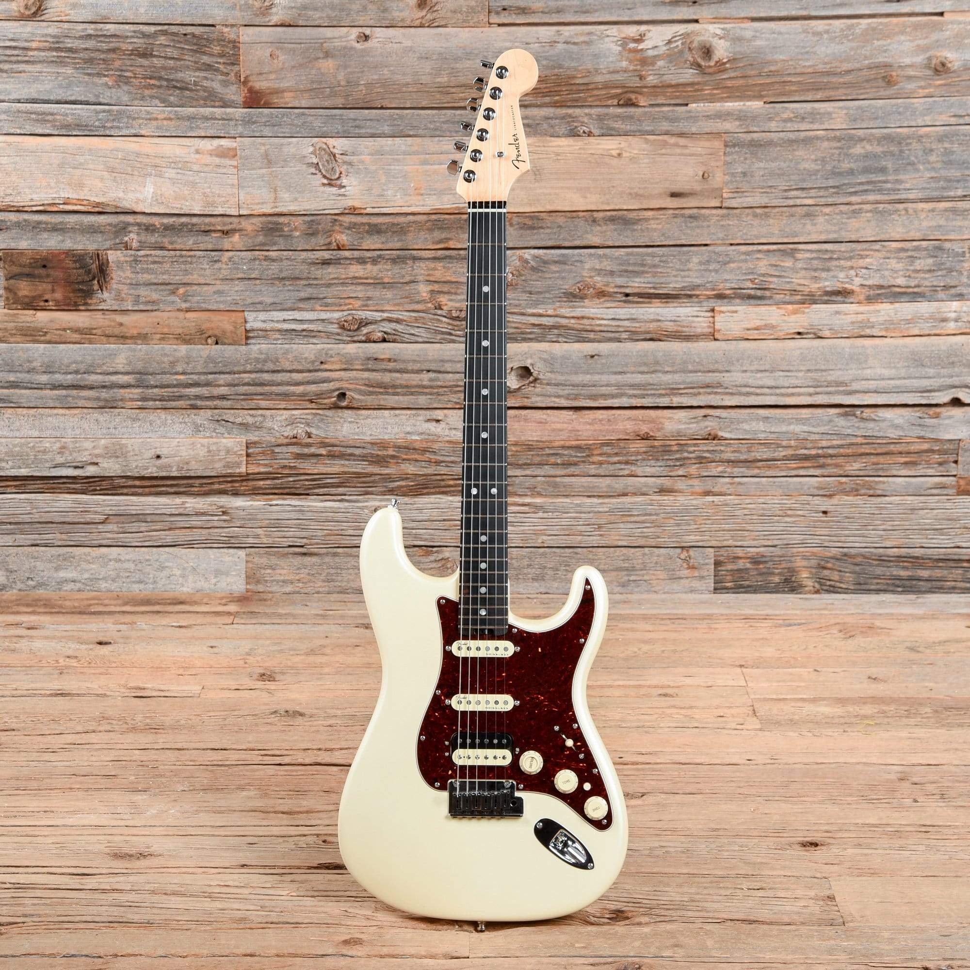 Fender American Elite Stratocaster HSS Olympic Pearl 2018 Electric Guitars / Solid Body