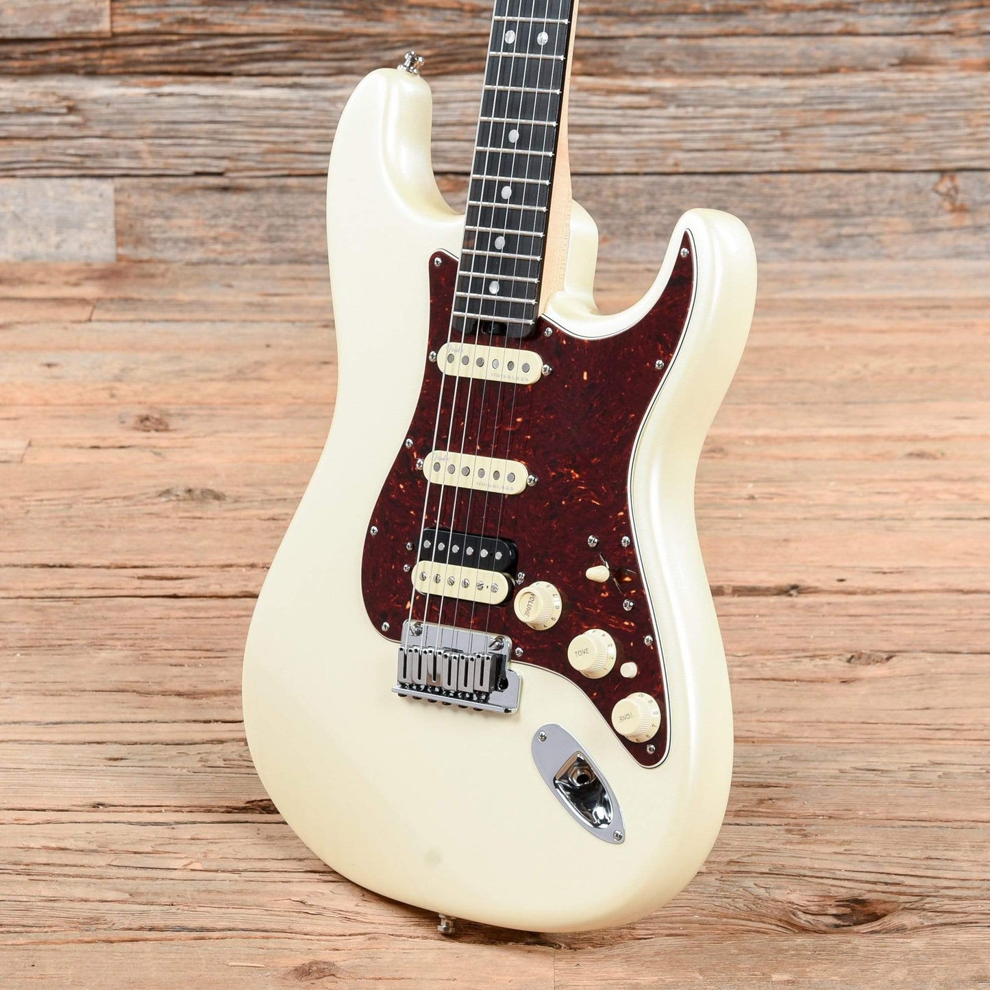 Fender American Elite Stratocaster HSS Olympic Pearl 2018 Electric Guitars / Solid Body
