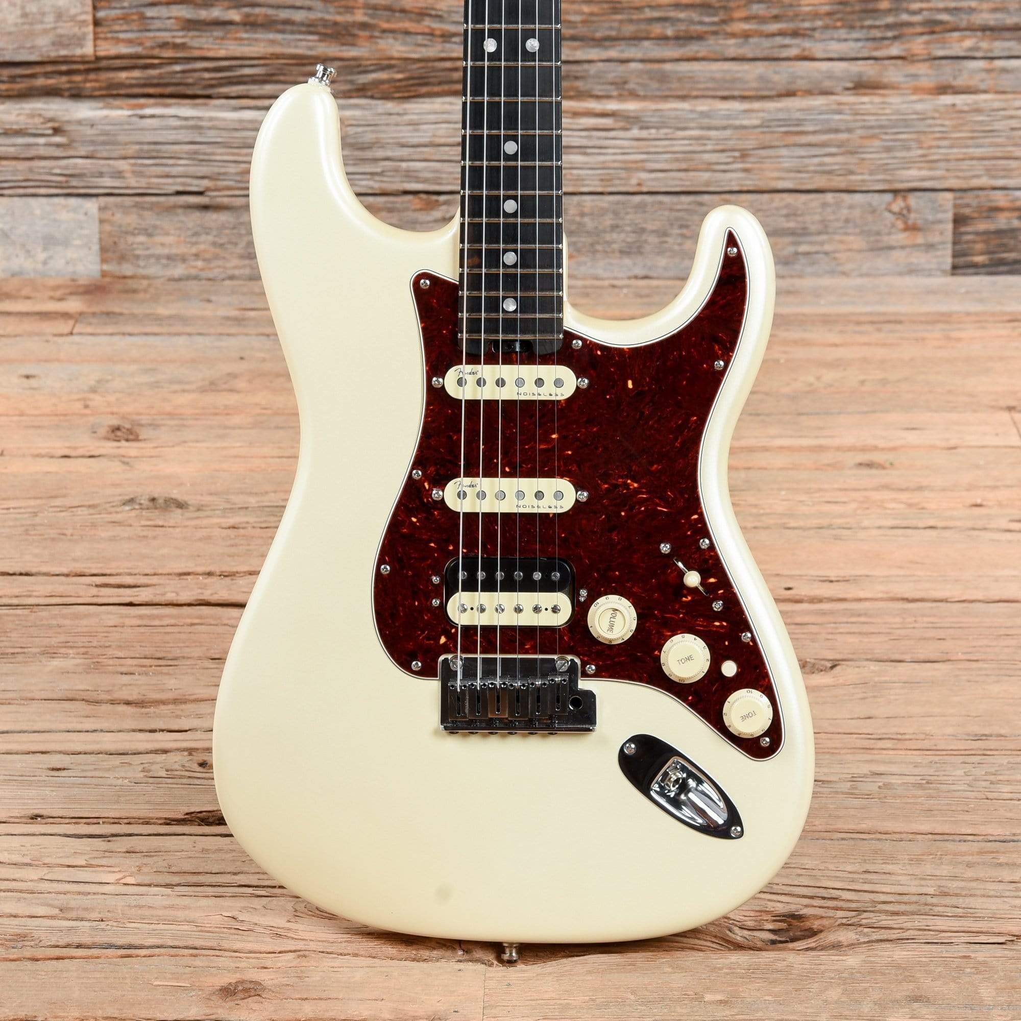 Fender American Elite Stratocaster HSS Olympic Pearl 2018 Electric Guitars / Solid Body