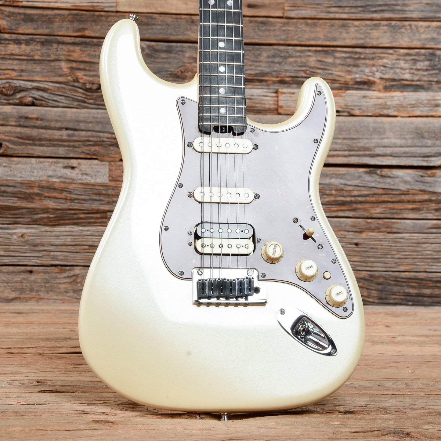 Fender American Elite Stratocaster HSS Olympic Pearl 2018 Electric Guitars / Solid Body