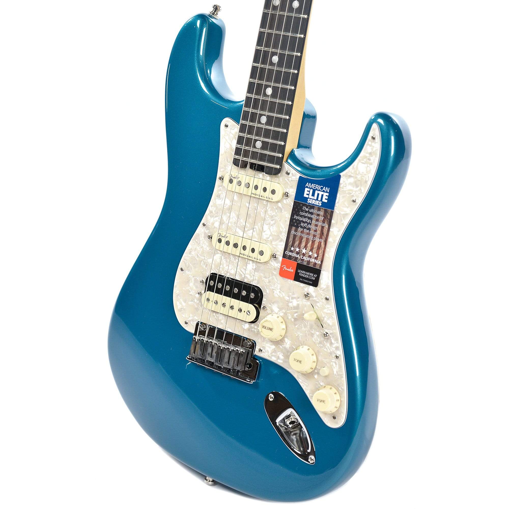 Fender American Elite Stratocaster HSS Shawbucker EB Ocean Turquoise Electric Guitars / Solid Body