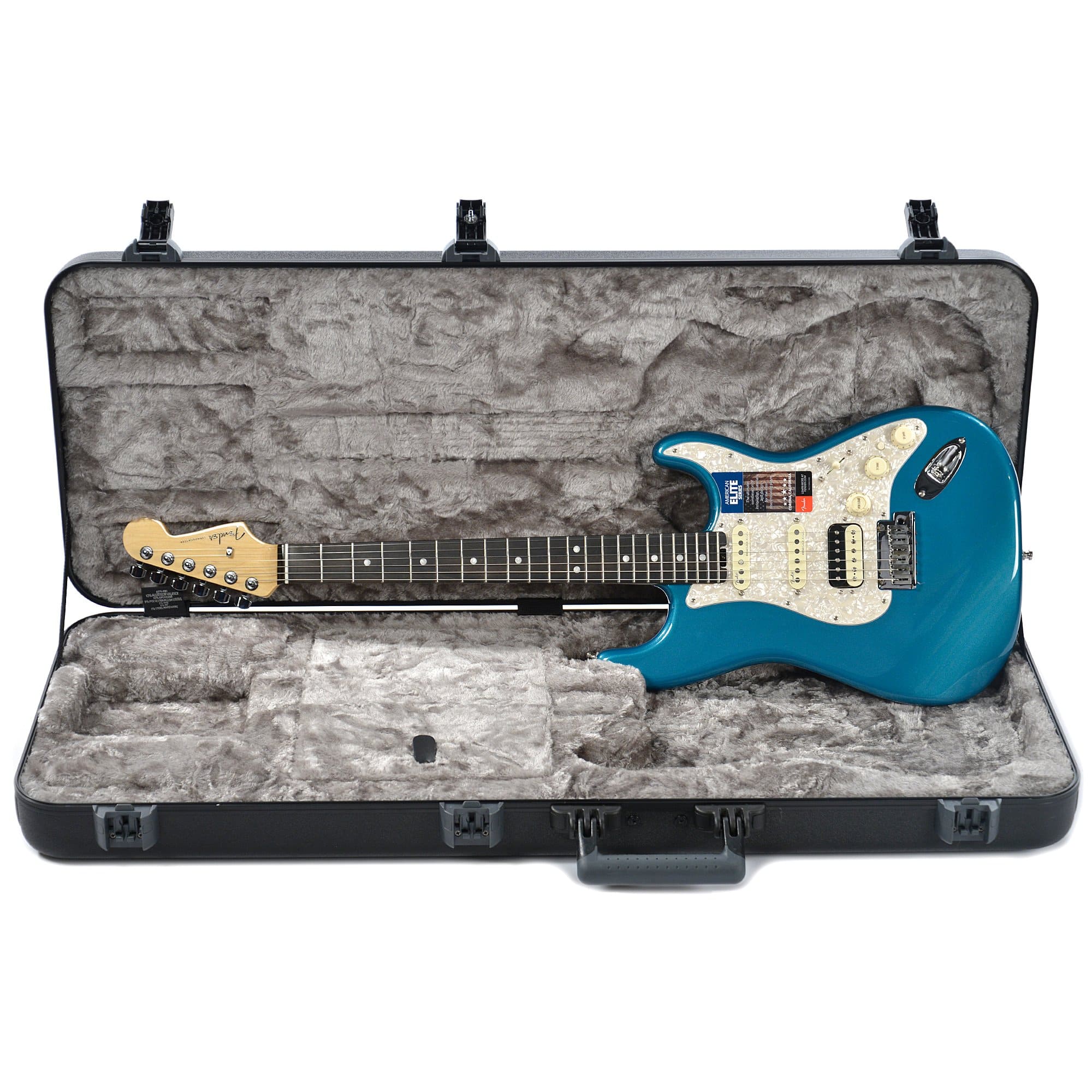 Fender American Elite Stratocaster HSS Shawbucker EB Ocean Turquoise Electric Guitars / Solid Body