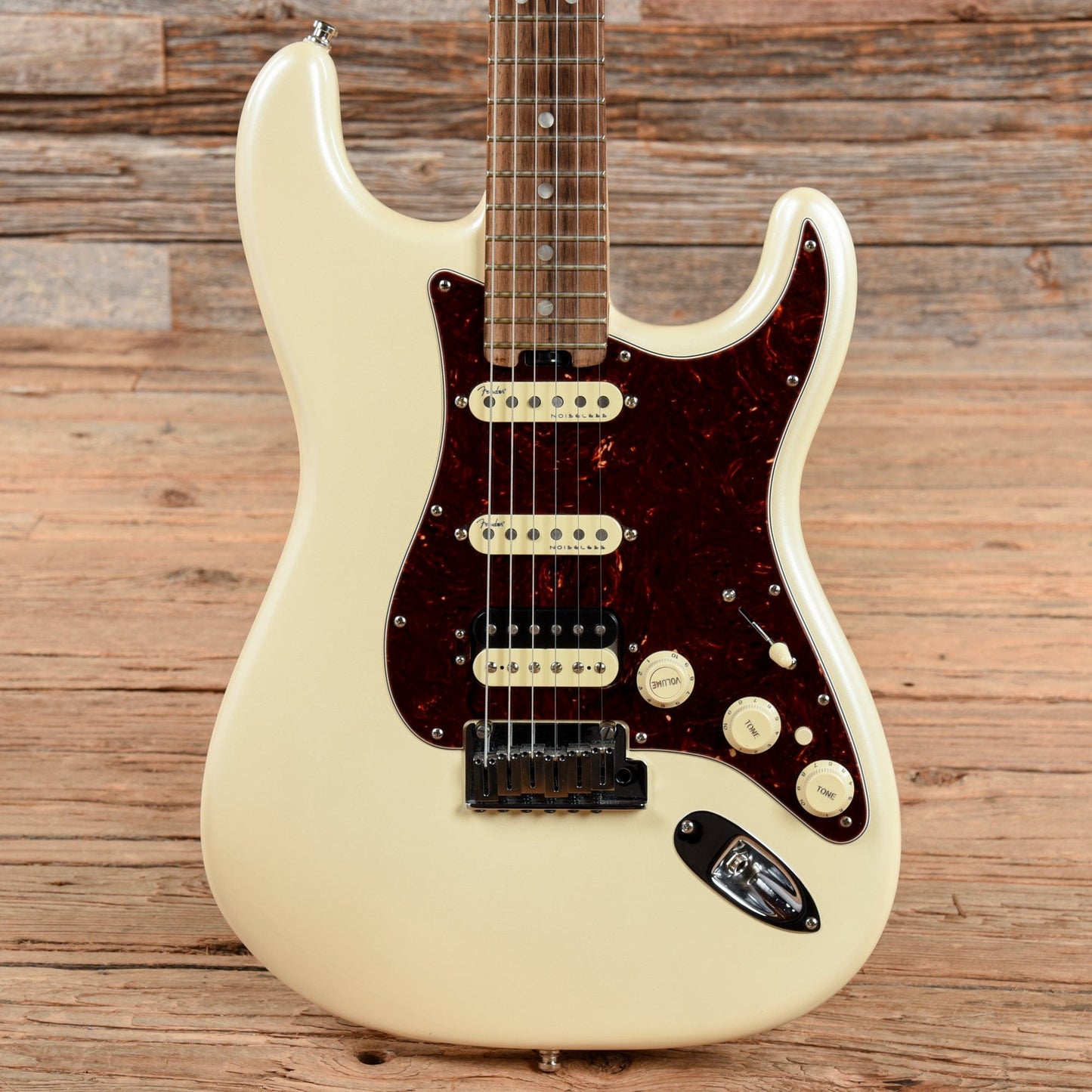 Fender American Elite Stratocaster HSS ShawBucker Olympic Pearl 2015 Electric Guitars / Solid Body