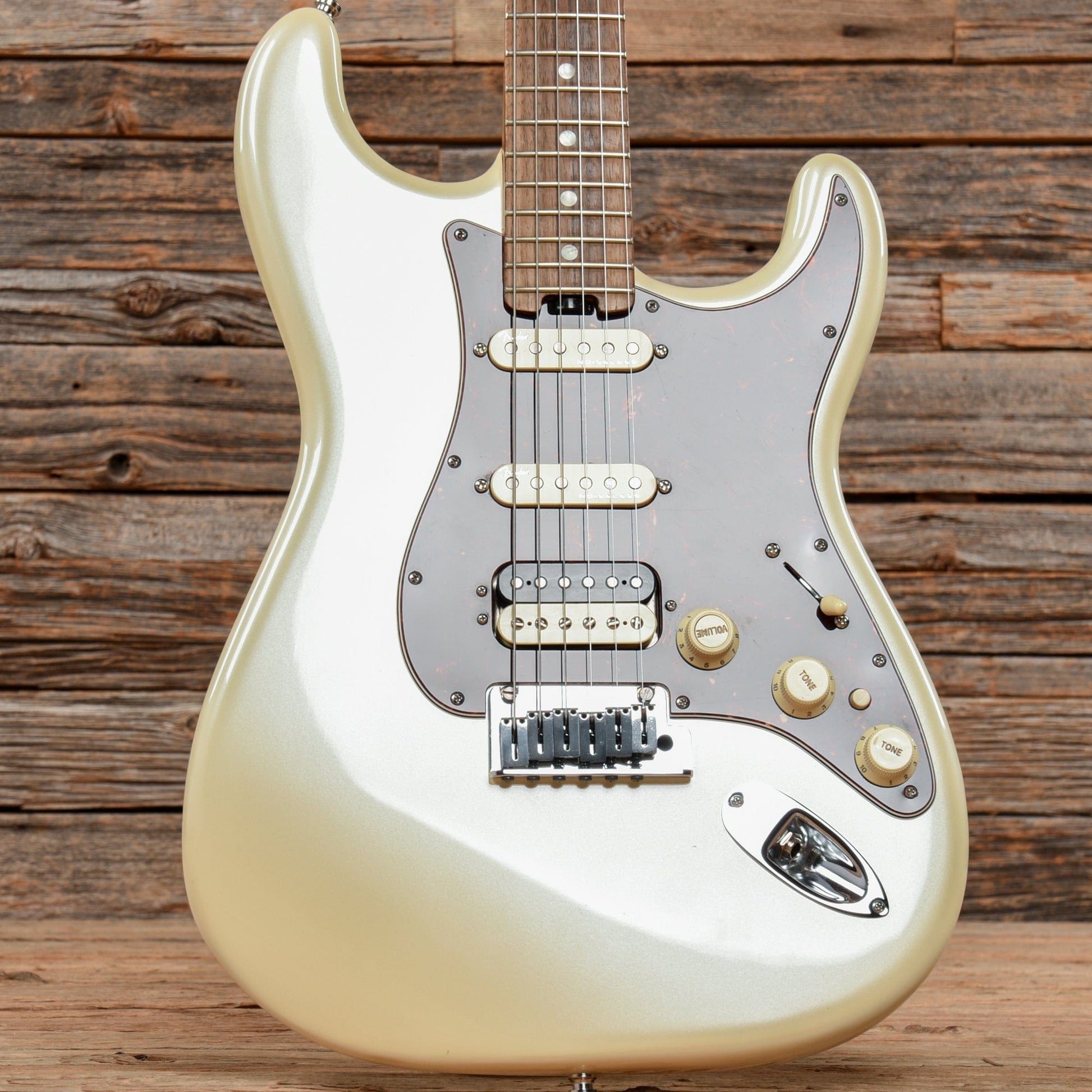 Fender American Elite Stratocaster HSS ShawBucker Olympic Pearl 2015 Electric Guitars / Solid Body