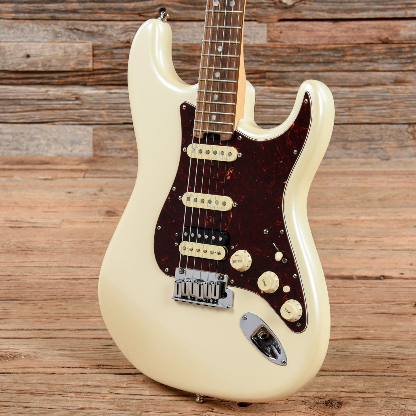 Fender American Elite Stratocaster HSS ShawBucker Olympic Pearl 2015 Electric Guitars / Solid Body