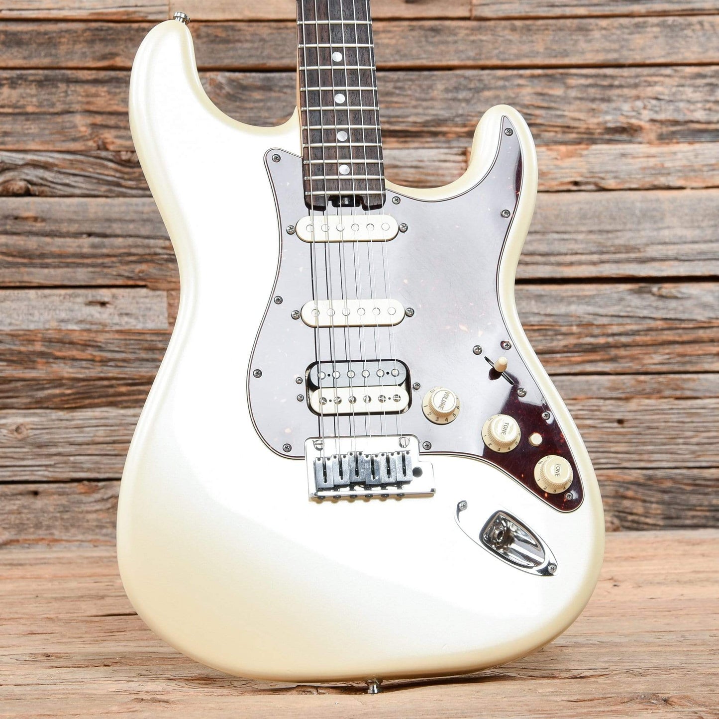 Fender American Elite Stratocaster HSS Shawbucker Olympic Pearl 2016 Electric Guitars / Solid Body