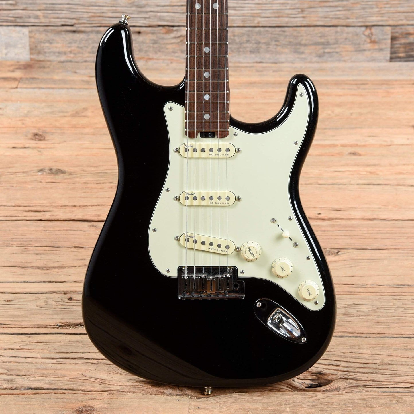 Fender American Elite Stratocaster Mystic Black 2015 Electric Guitars / Solid Body