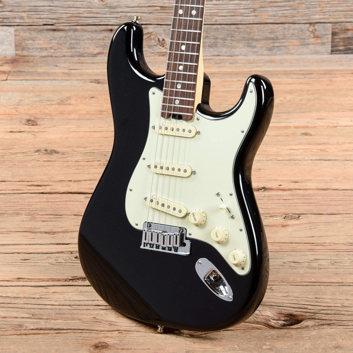 Fender American Elite Stratocaster Mystic Black 2015 Electric Guitars / Solid Body