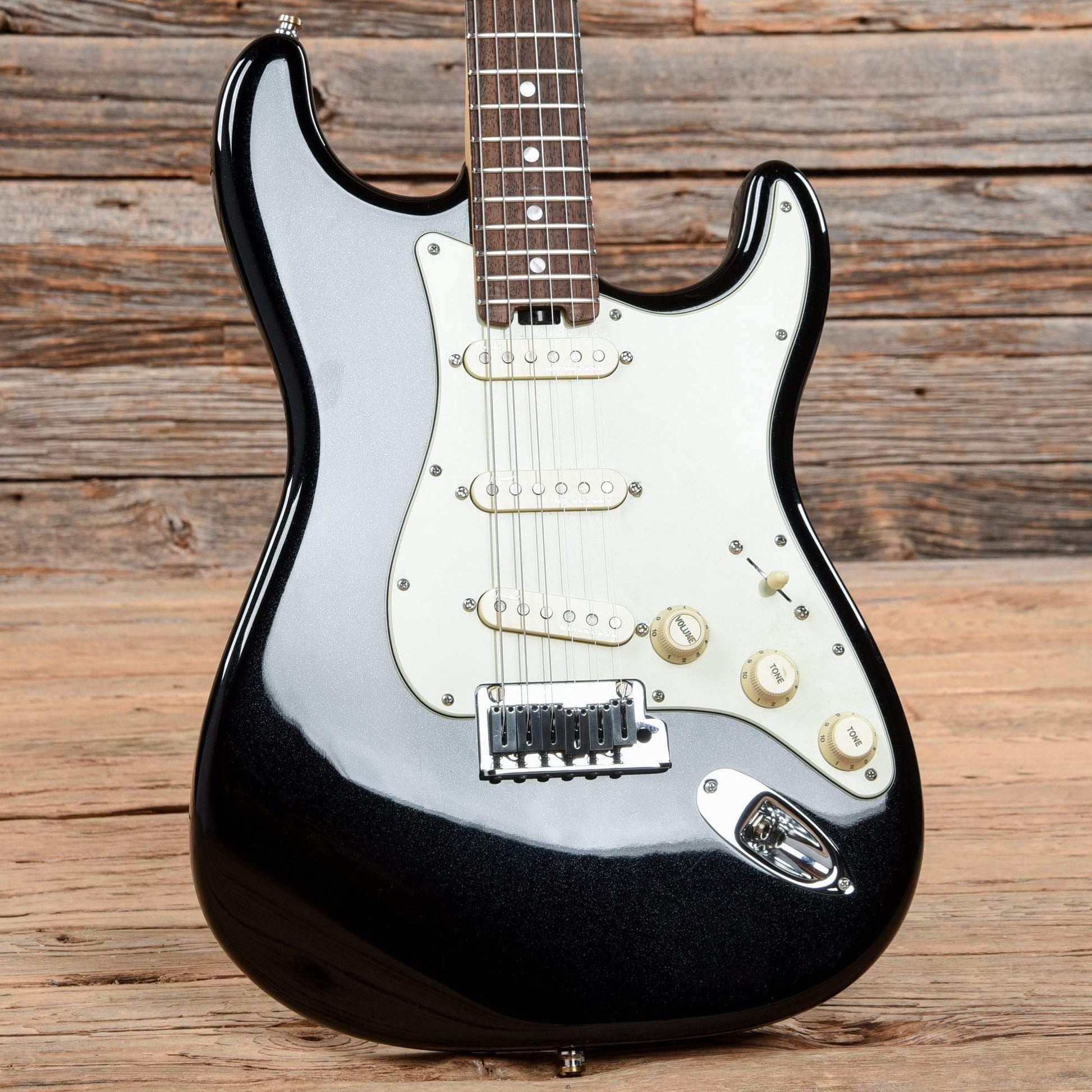 Fender American Elite Stratocaster Mystic Black 2015 Electric Guitars / Solid Body