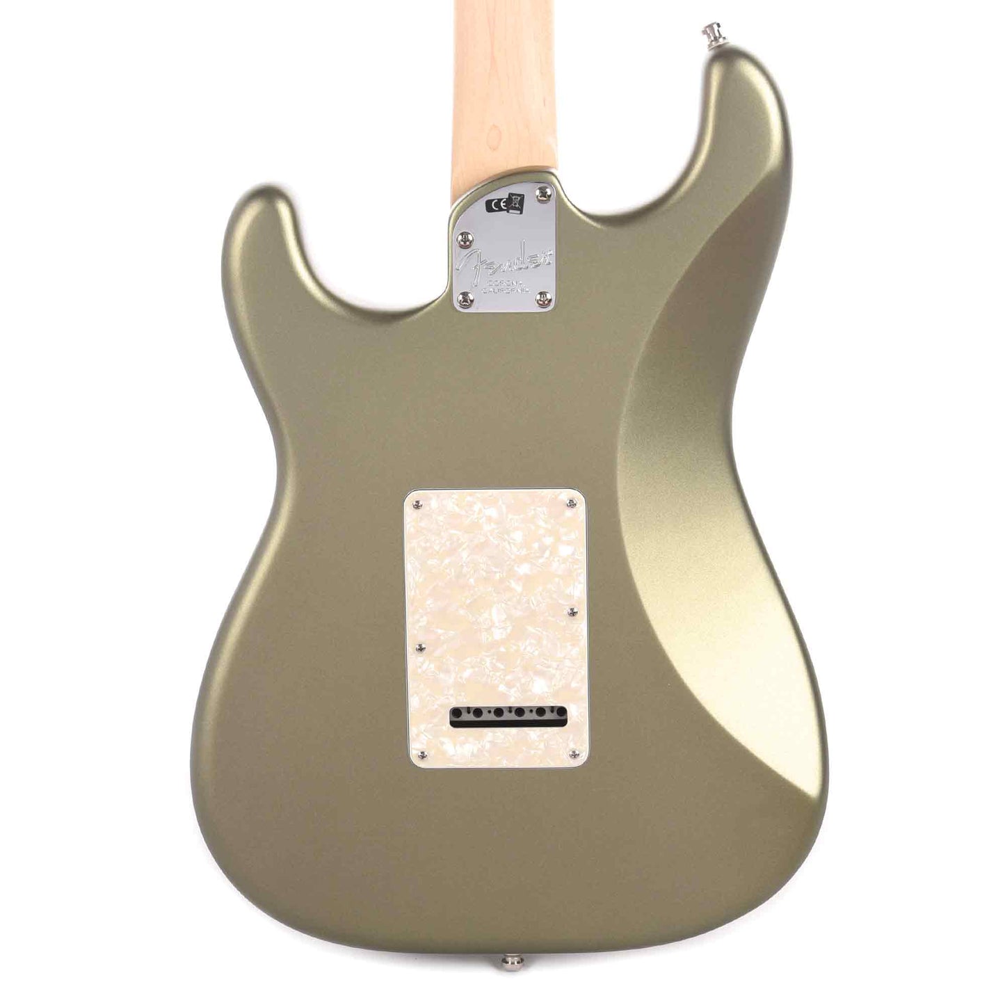 Fender American Elite Stratocaster Satin Jade Pearl Metallic Electric Guitars / Solid Body