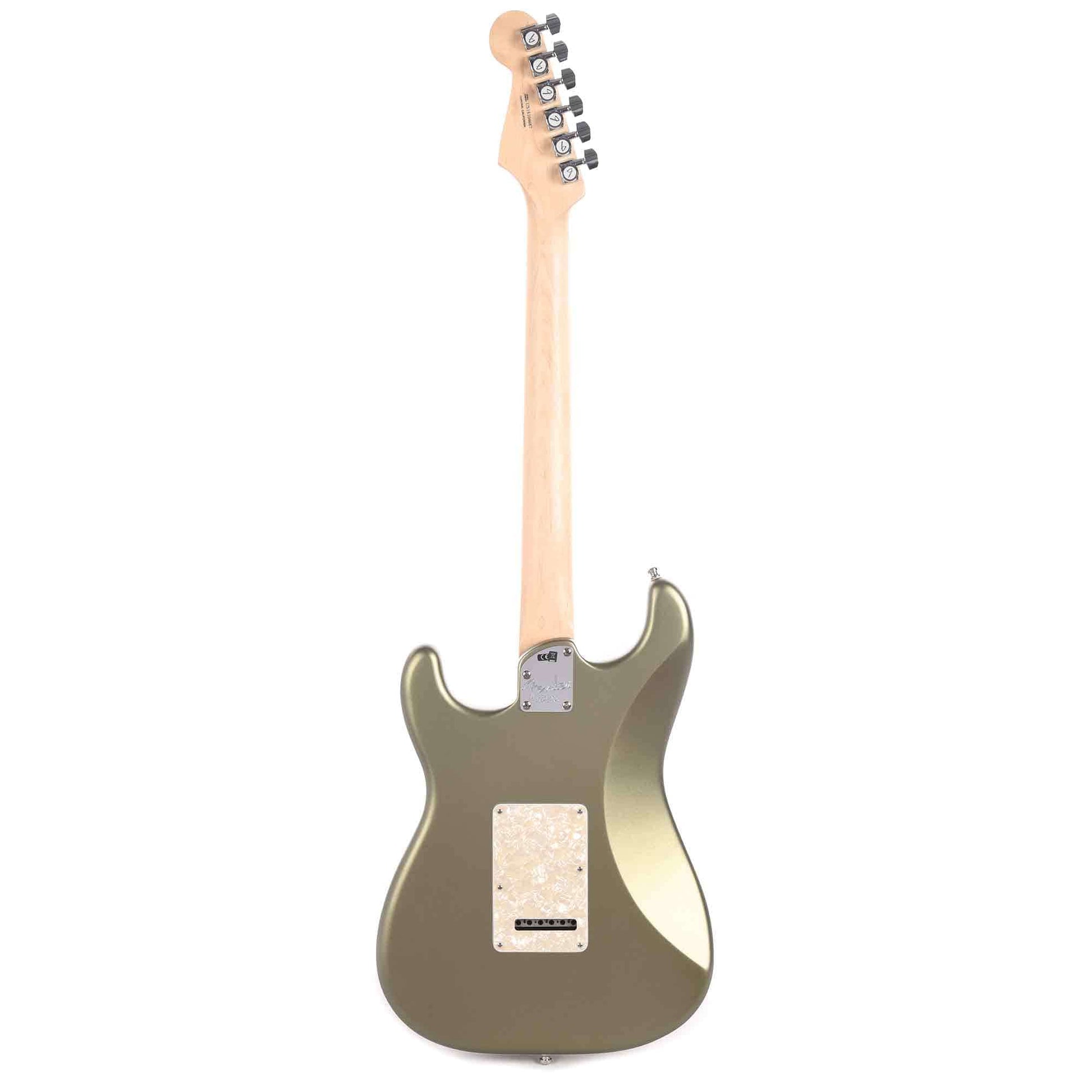 Fender American Elite Stratocaster Satin Jade Pearl Metallic Electric Guitars / Solid Body
