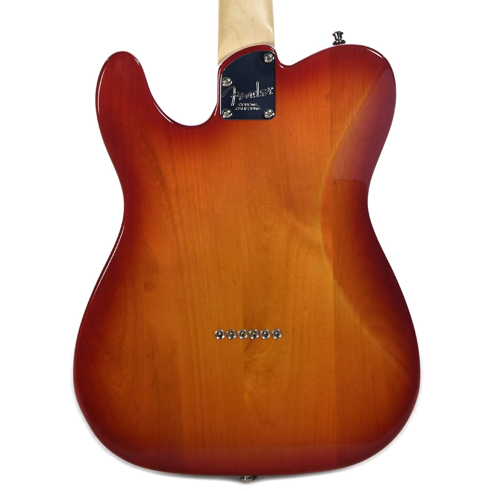 Fender American Elite Telecaster Aged Cherry Burst Electric Guitars / Solid Body