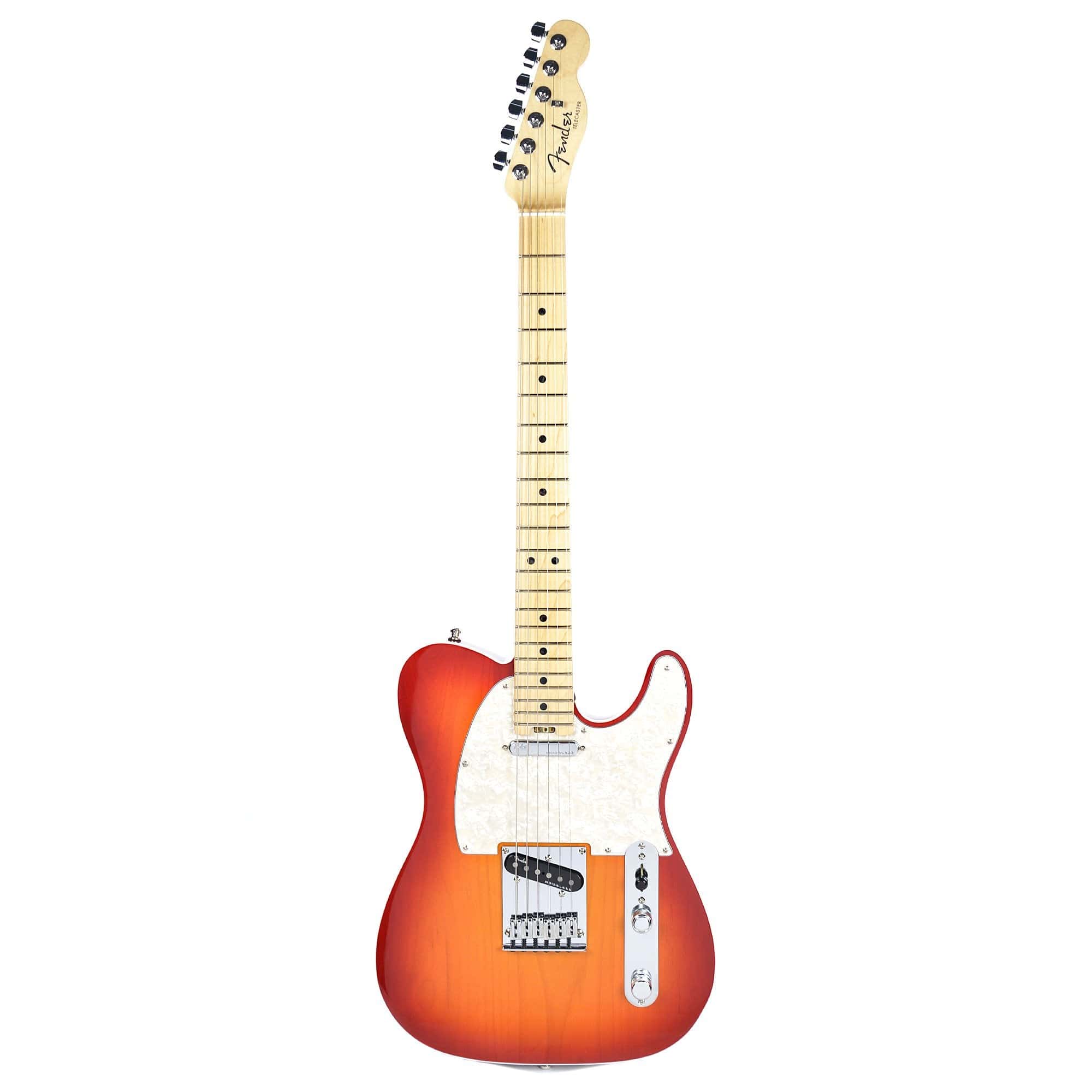 Fender American Elite Telecaster Aged Cherry Burst Electric Guitars / Solid Body