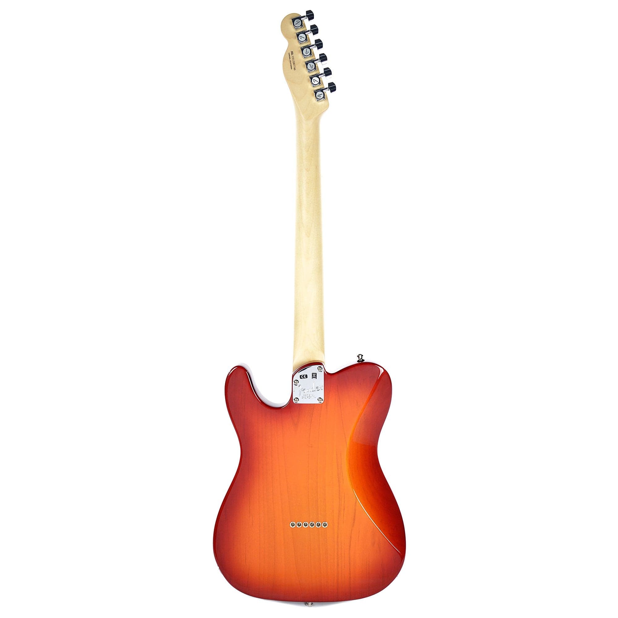 Fender American Elite Telecaster Aged Cherry Burst Electric Guitars / Solid Body