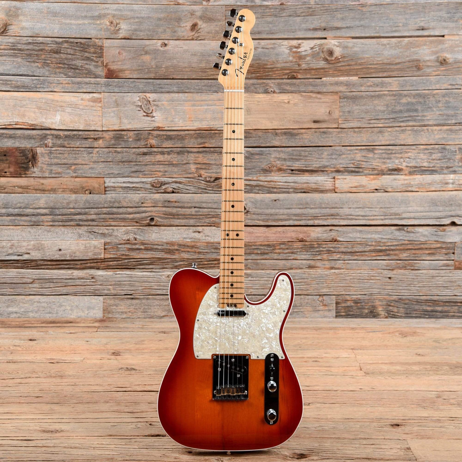 Fender American Elite Telecaster Aged Cherry Burst 2016 Electric Guitars / Solid Body