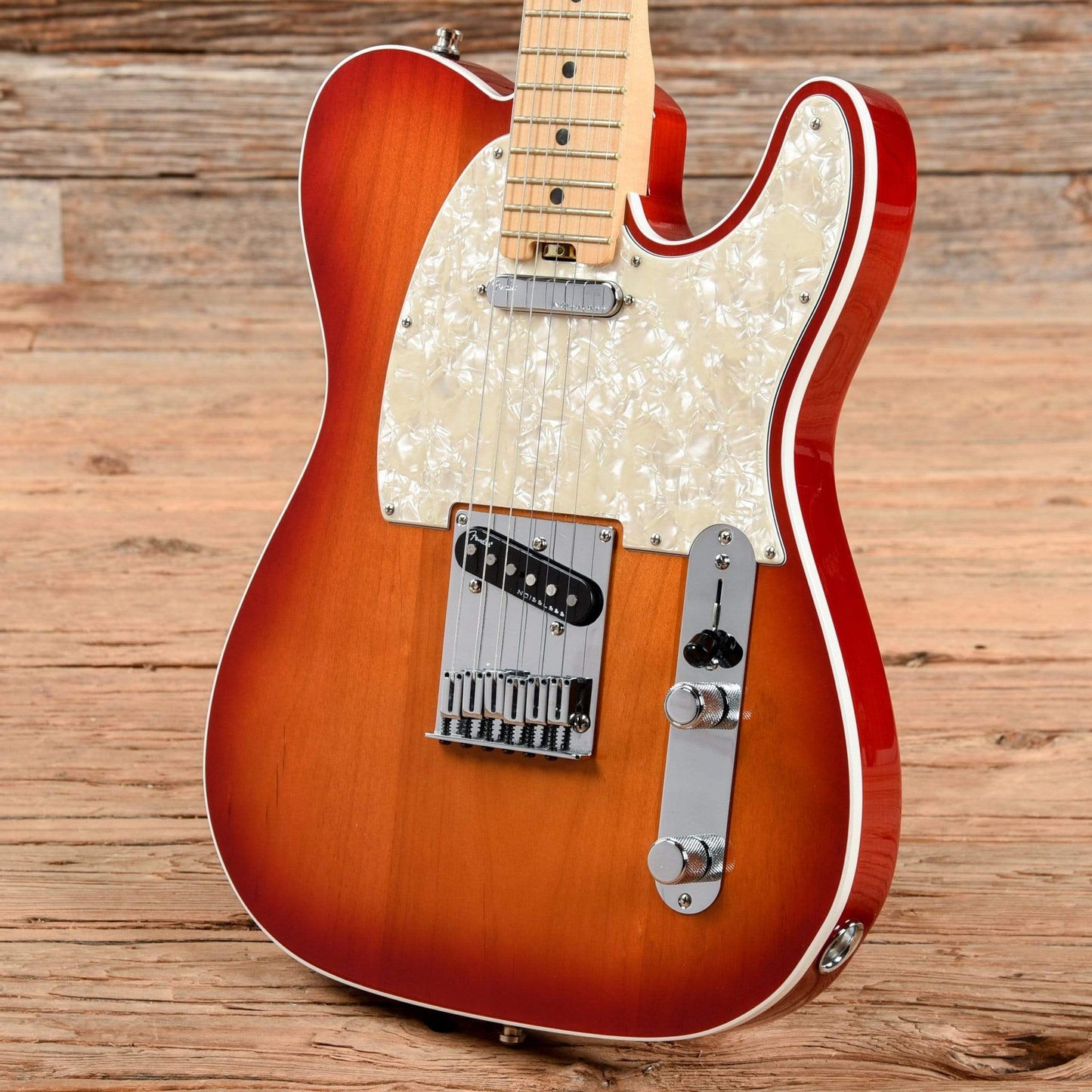 Fender American Elite Telecaster Aged Cherry Burst 2016 Electric Guitars / Solid Body
