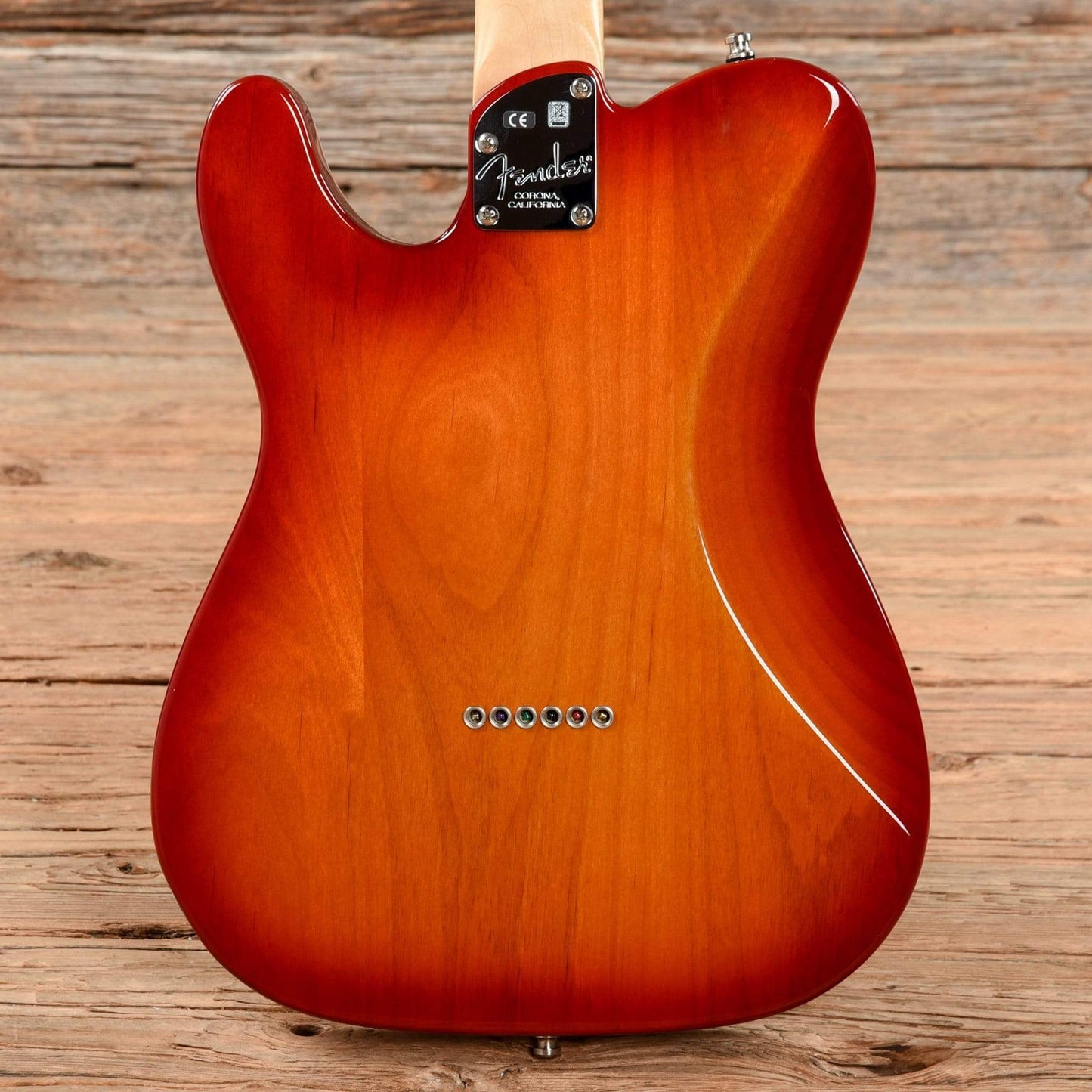 Fender American Elite Telecaster Aged Cherry Burst 2016 Electric Guitars / Solid Body