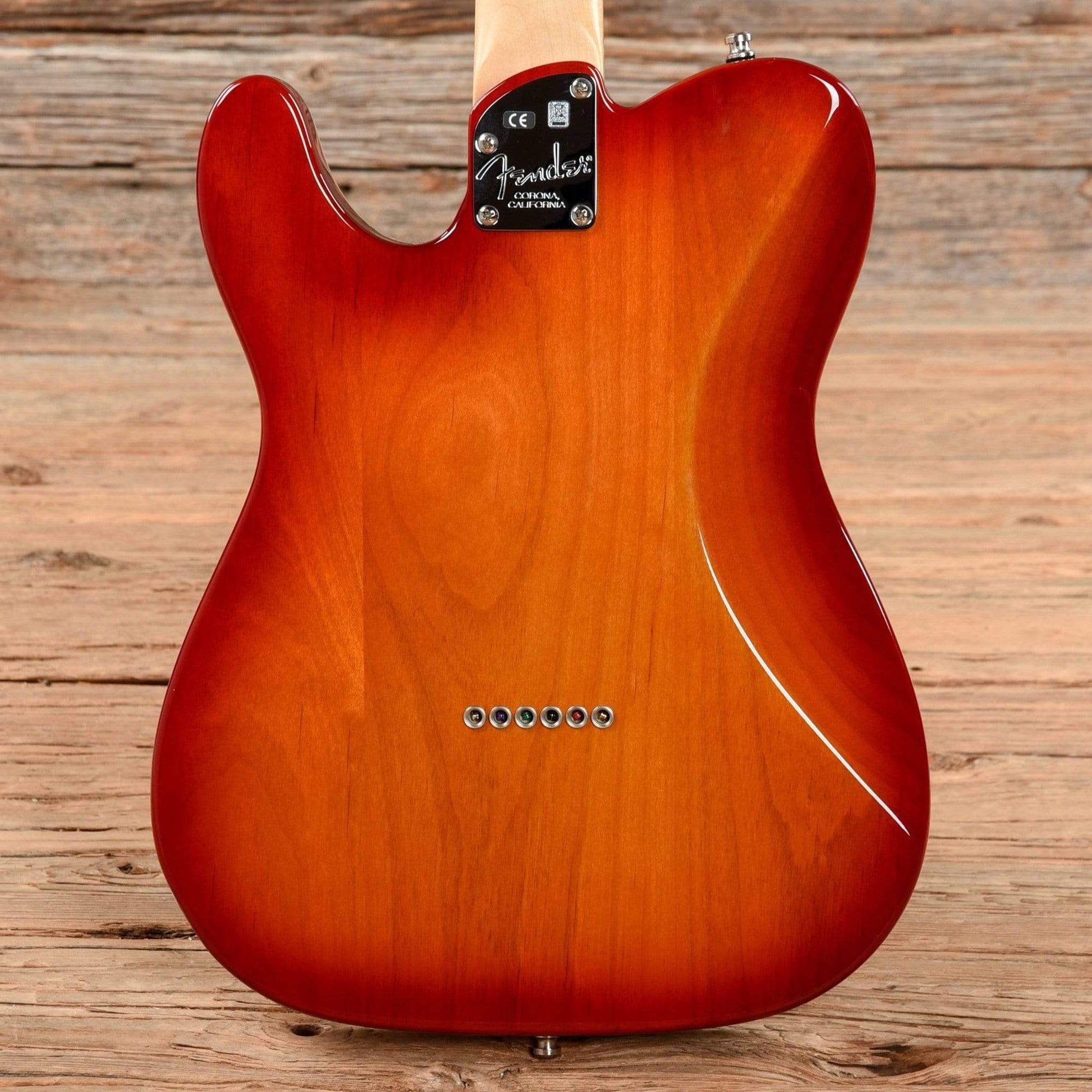 Fender American Elite Telecaster Aged Cherry Burst 2016 Electric Guitars / Solid Body