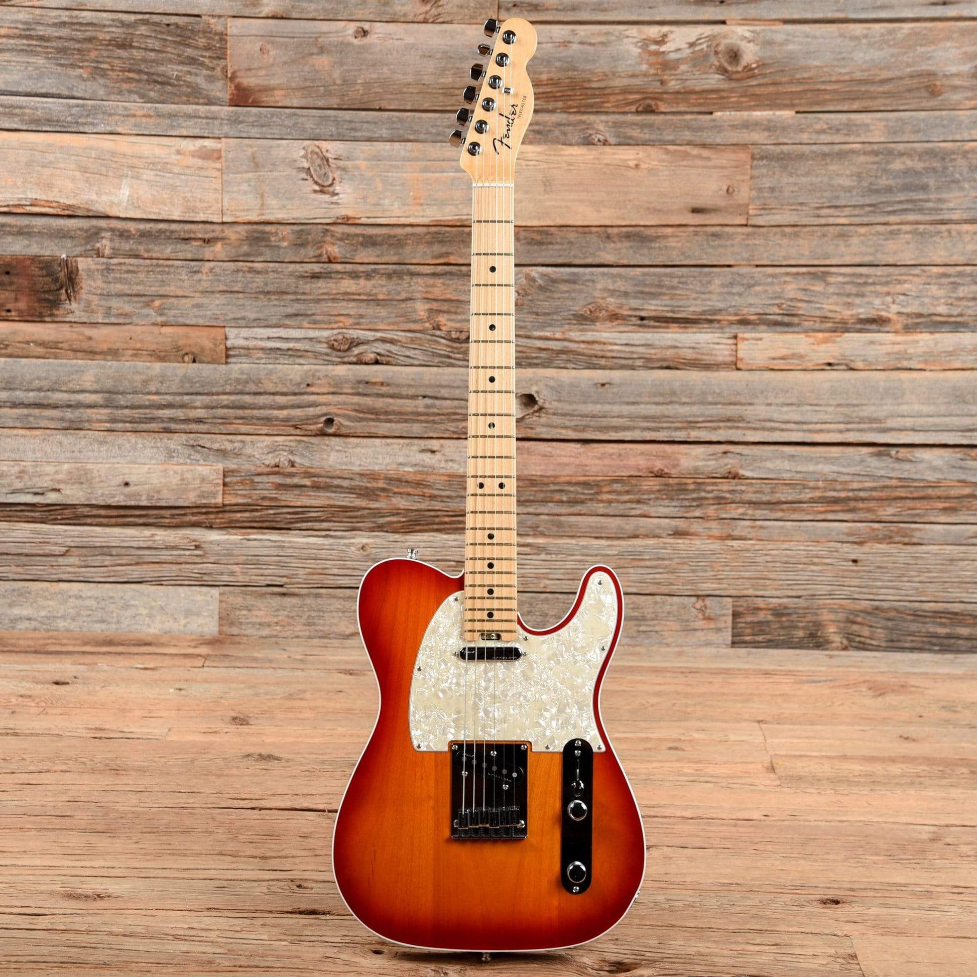 Fender American Elite Telecaster Aged Cherry Burst 2016 Electric Guitars / Solid Body