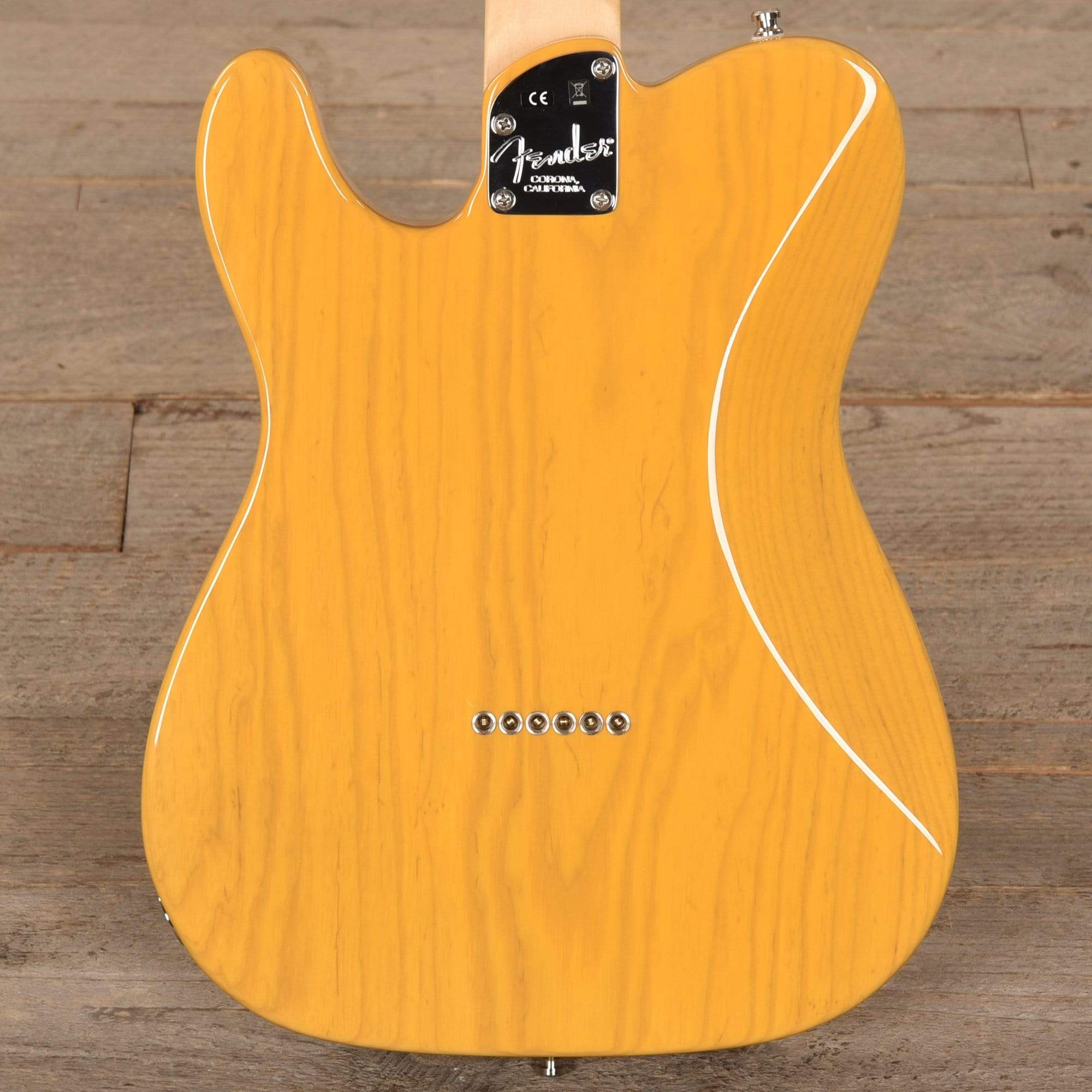 Fender American Elite Telecaster Butterscotch Blonde Electric Guitars / Solid Body