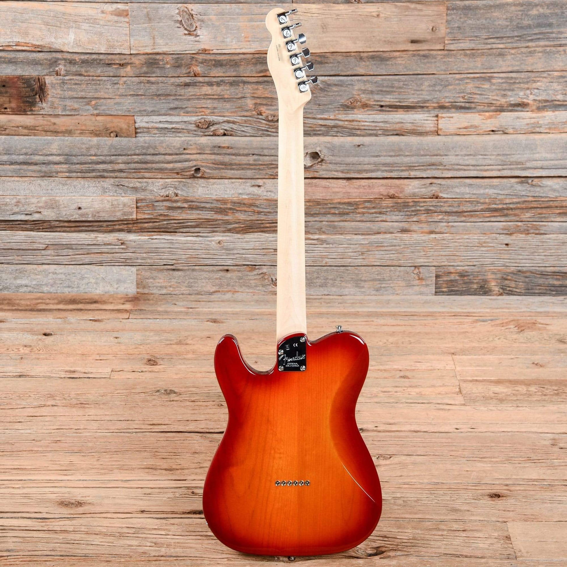 Fender American Elite Telecaster MN Aged Cherry Burst Electric Guitars / Solid Body