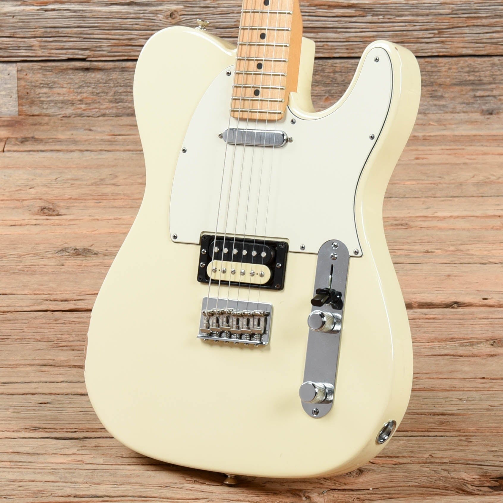 Fender American GC Pro Telecaster HS Olympic White 2015 Electric Guitars / Solid Body
