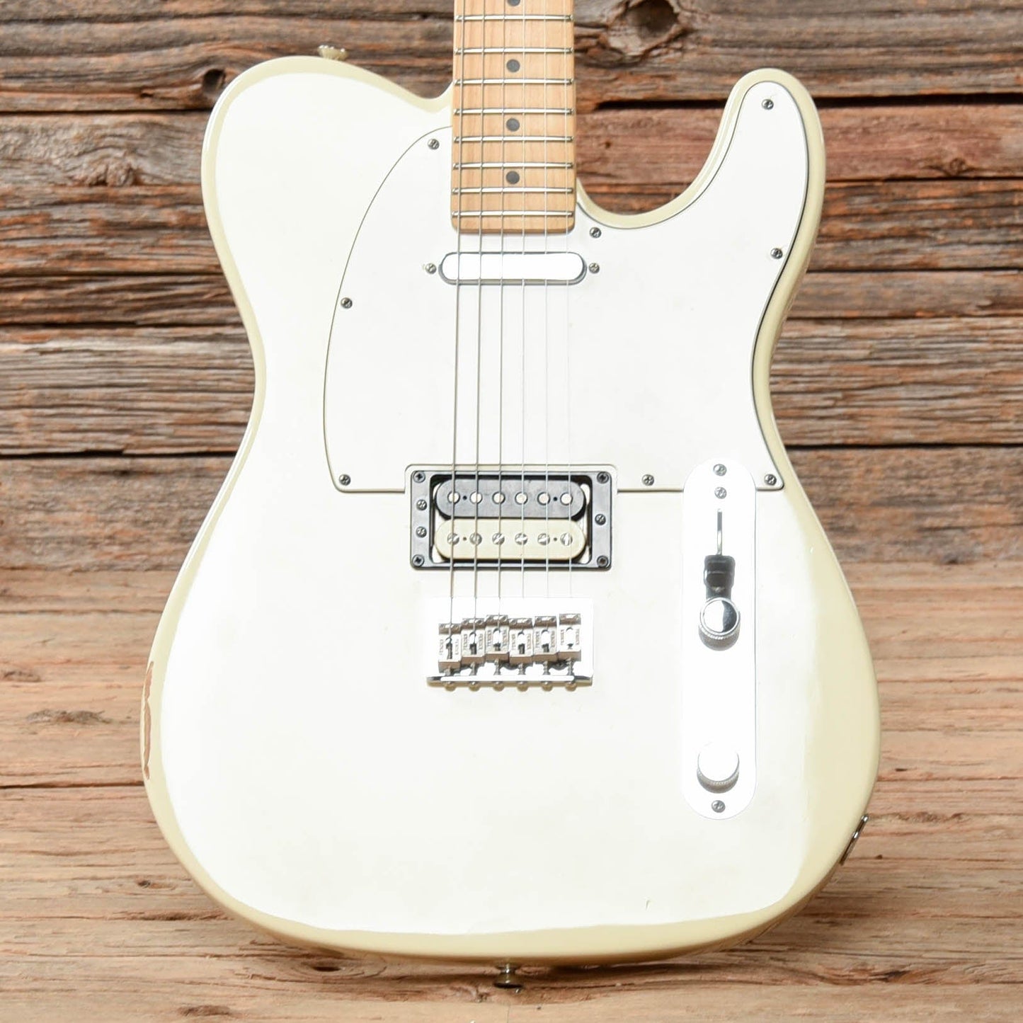 Fender American GC Pro Telecaster HS Olympic White 2015 Electric Guitars / Solid Body