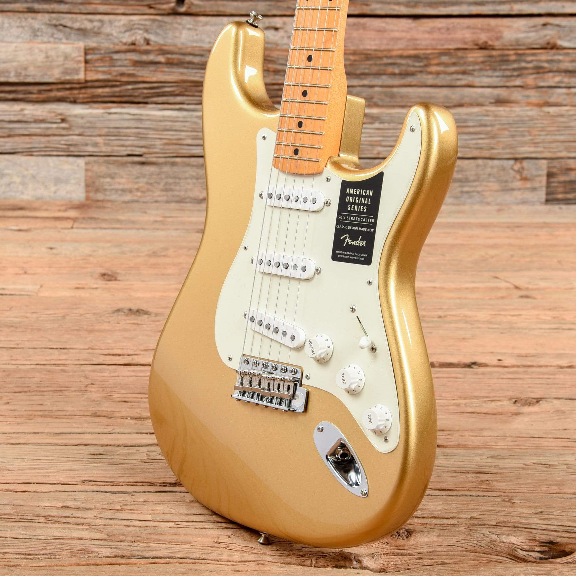 Fender American Original '50s Stratocaster Aztec Gold 2018 Electric Guitars / Solid Body
