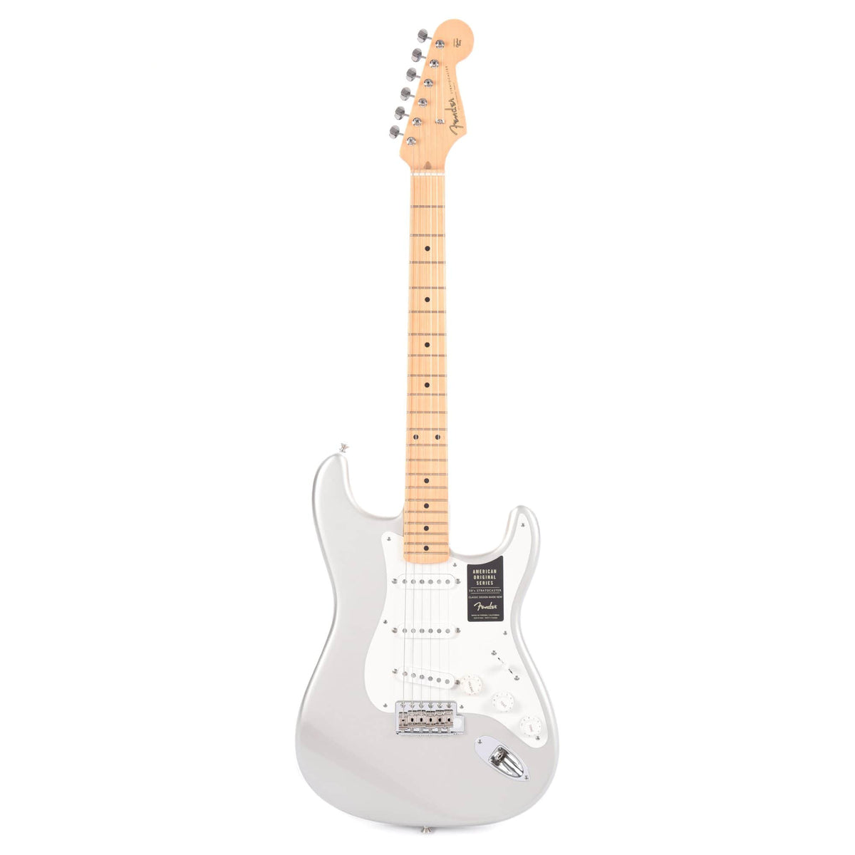 Fender American Original '50s Stratocaster Inca Silver – Chicago Music ...