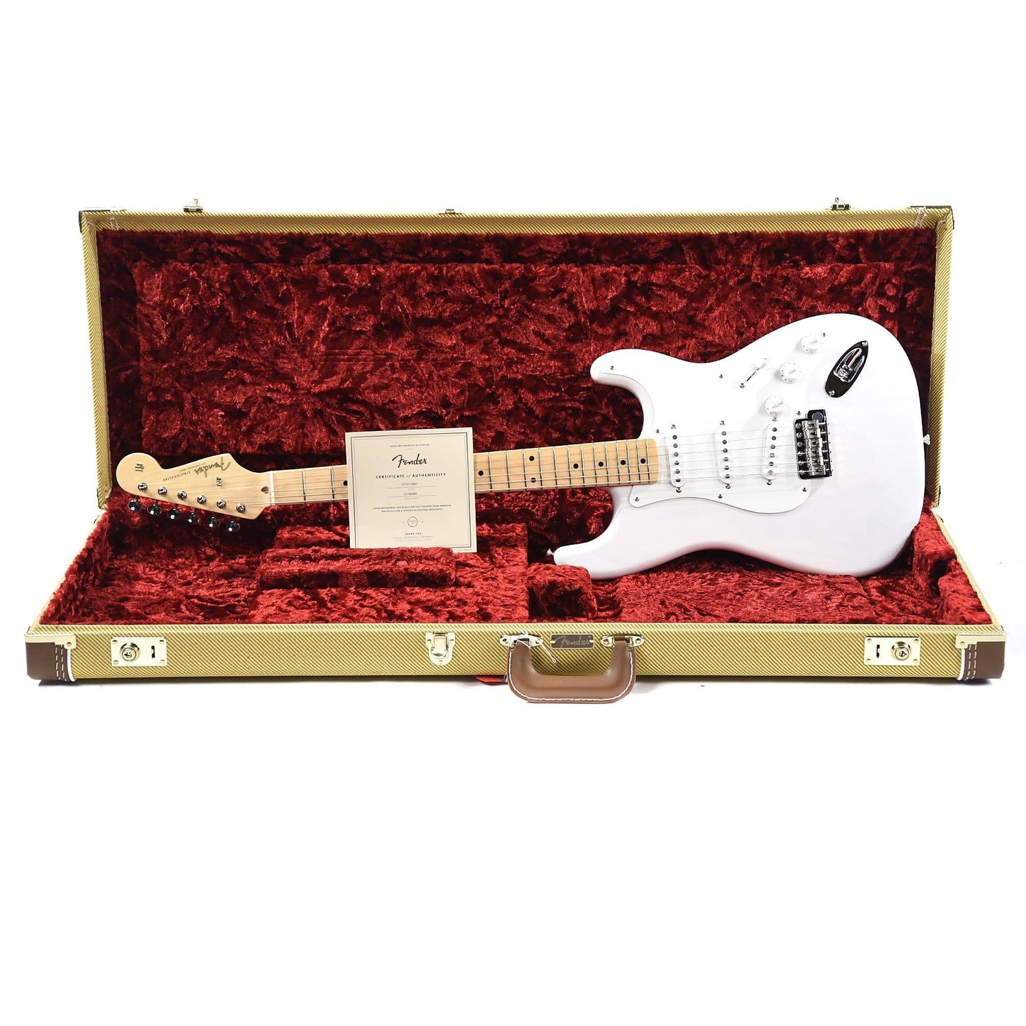 Fender American Original '50s Stratocaster MN White Blonde w/Hardshell Case Electric Guitars / Solid Body