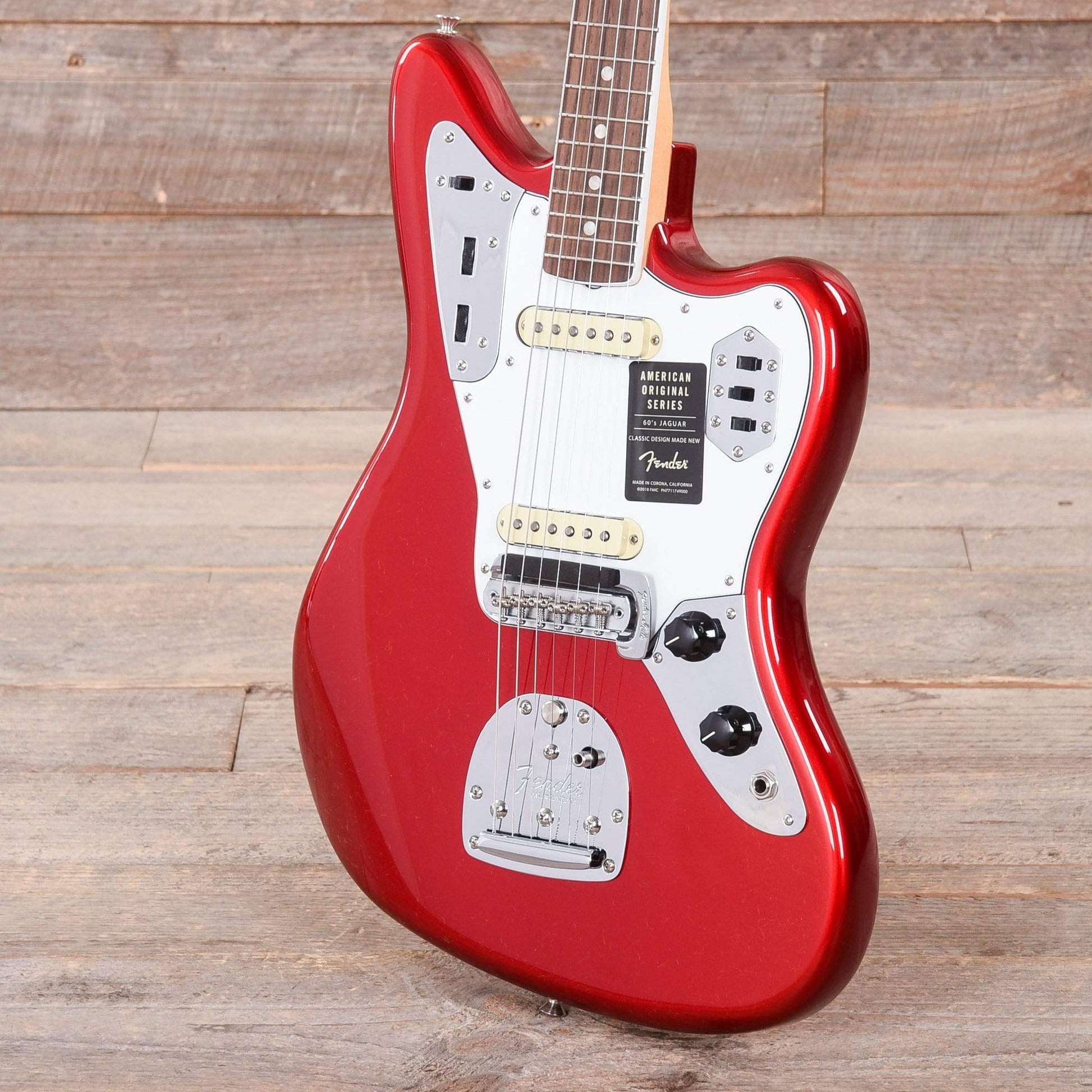 Fender American Original '60s Jaguar Candy Apple Red Electric Guitars / Solid Body