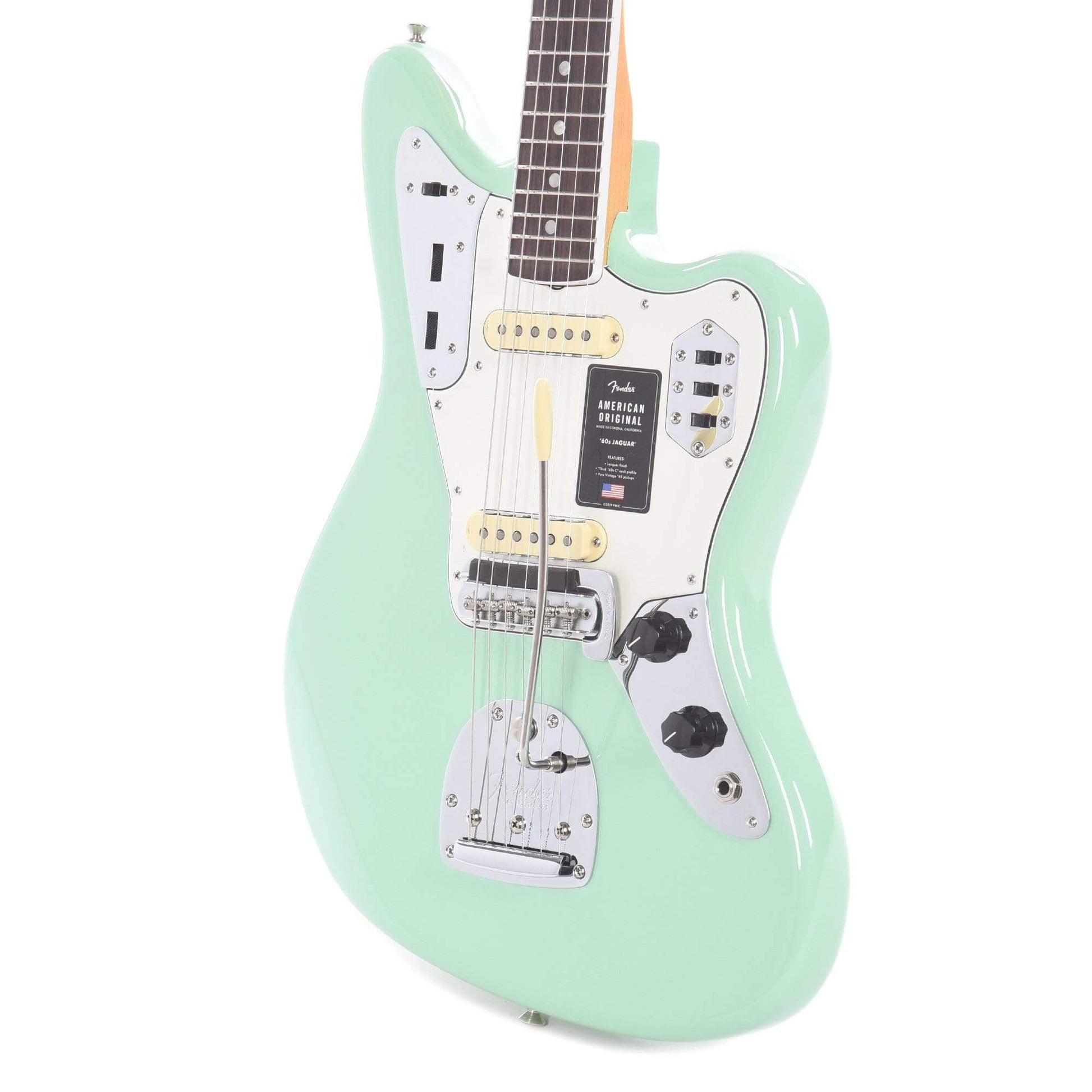 Fender American Original '60s Jaguar Surf Green Electric Guitars / Solid Body