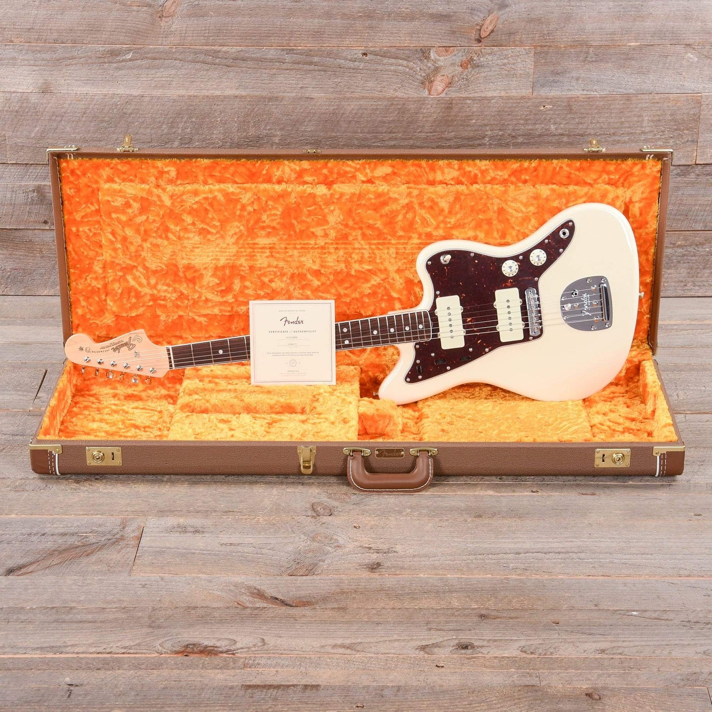 Fender American Original '60s Jazzmaster Olympic White Electric Guitars / Solid Body