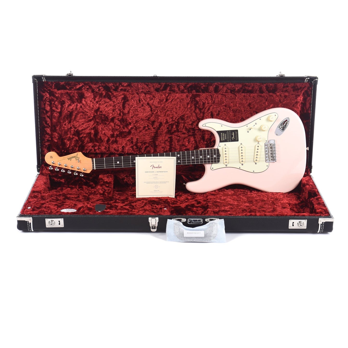 Fender American Original '60s Stratocaster Shell Pink Electric Guitars / Solid Body