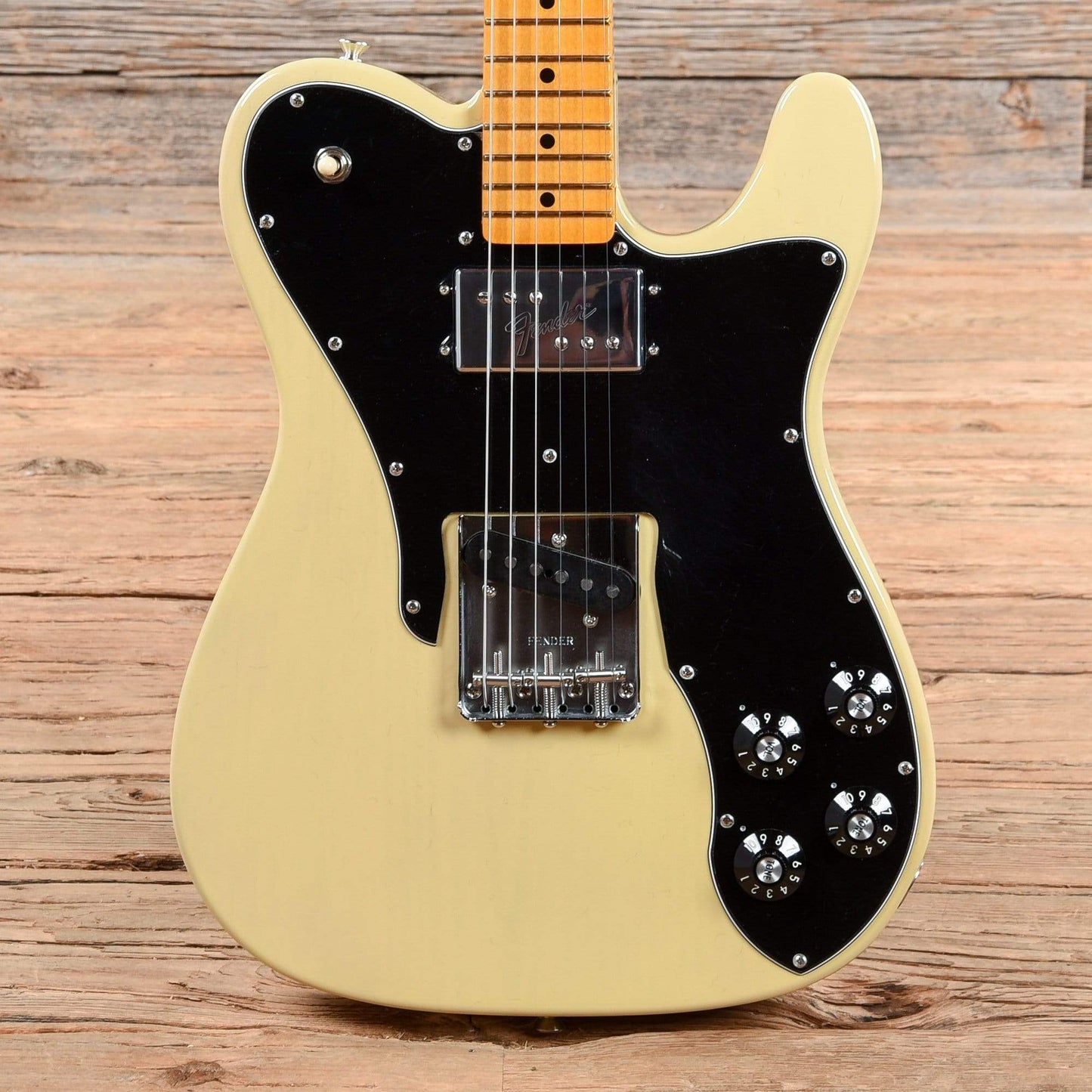 Fender American Original '70s Telecaster Custom Vintage Blonde Electric Guitars / Solid Body
