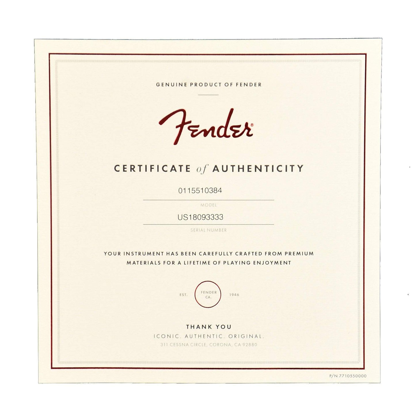 Fender American Performer Mustang Penny Electric Guitars / Solid Body