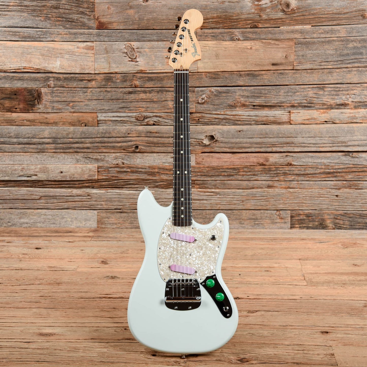 Fender American Performer Mustang Satin Sonic Blue 2021 Electric Guitars / Solid Body