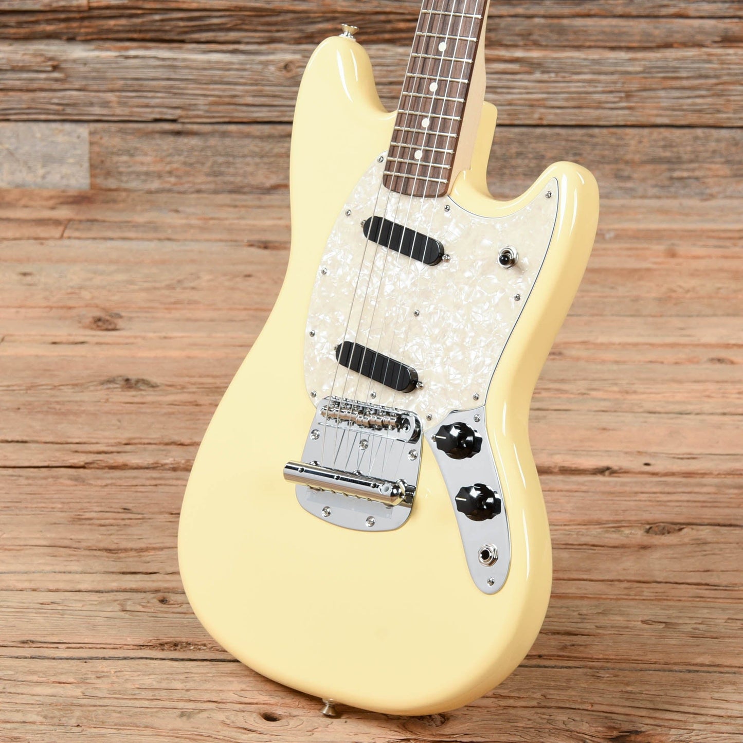 Fender American Performer Mustang Vintage White 2022 Electric Guitars / Solid Body